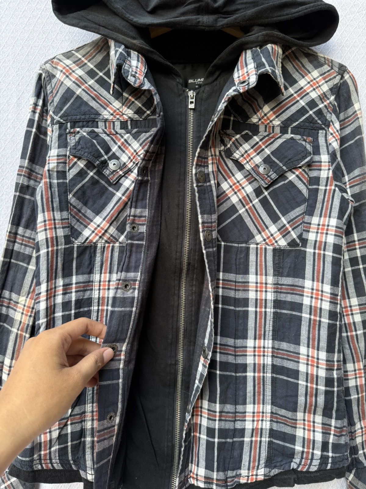 Hysteric Glamour Blumisty seduction double layers hoodie button shirt Size US S / EU 44-46 / 1 - 9 Thumbnail