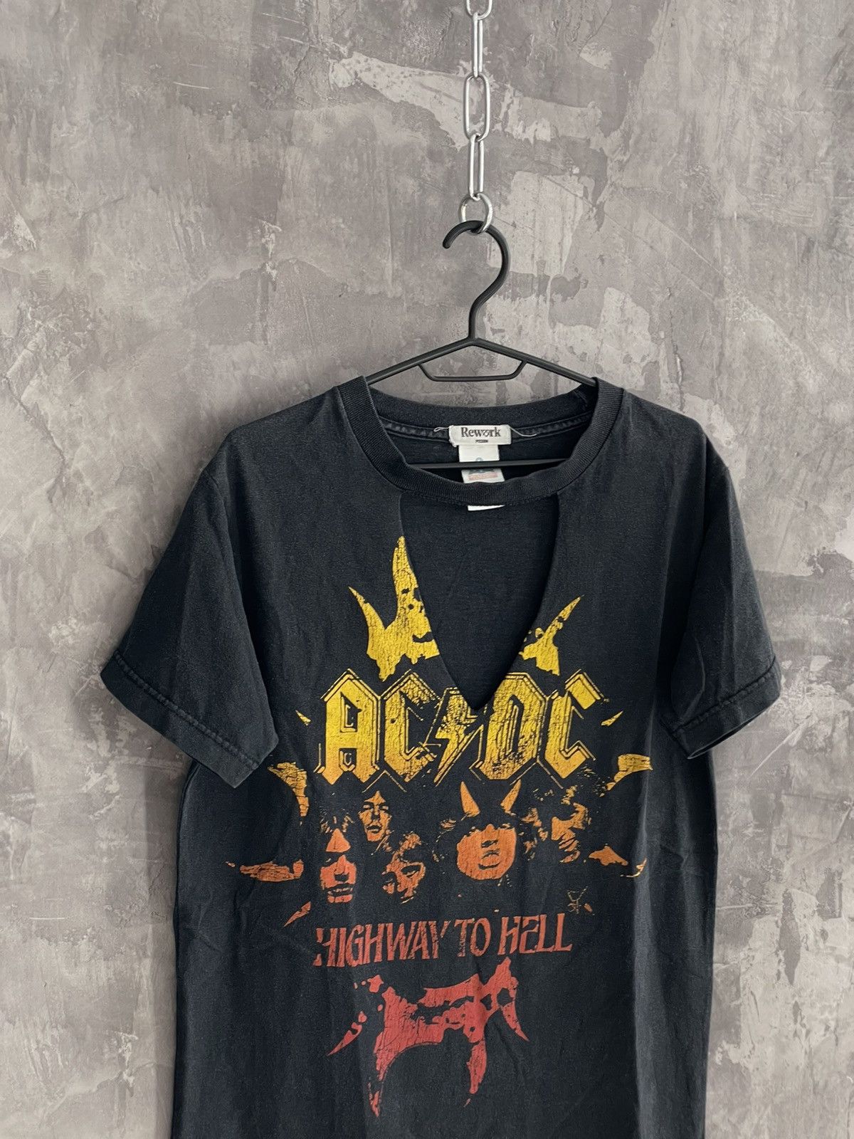AC/DC × Band Tees × Vintage Vintage Y2K AC/DC Band Faded Grunge T-shirt Size US XL / EU 56 / 4 - 7 Thumbnail