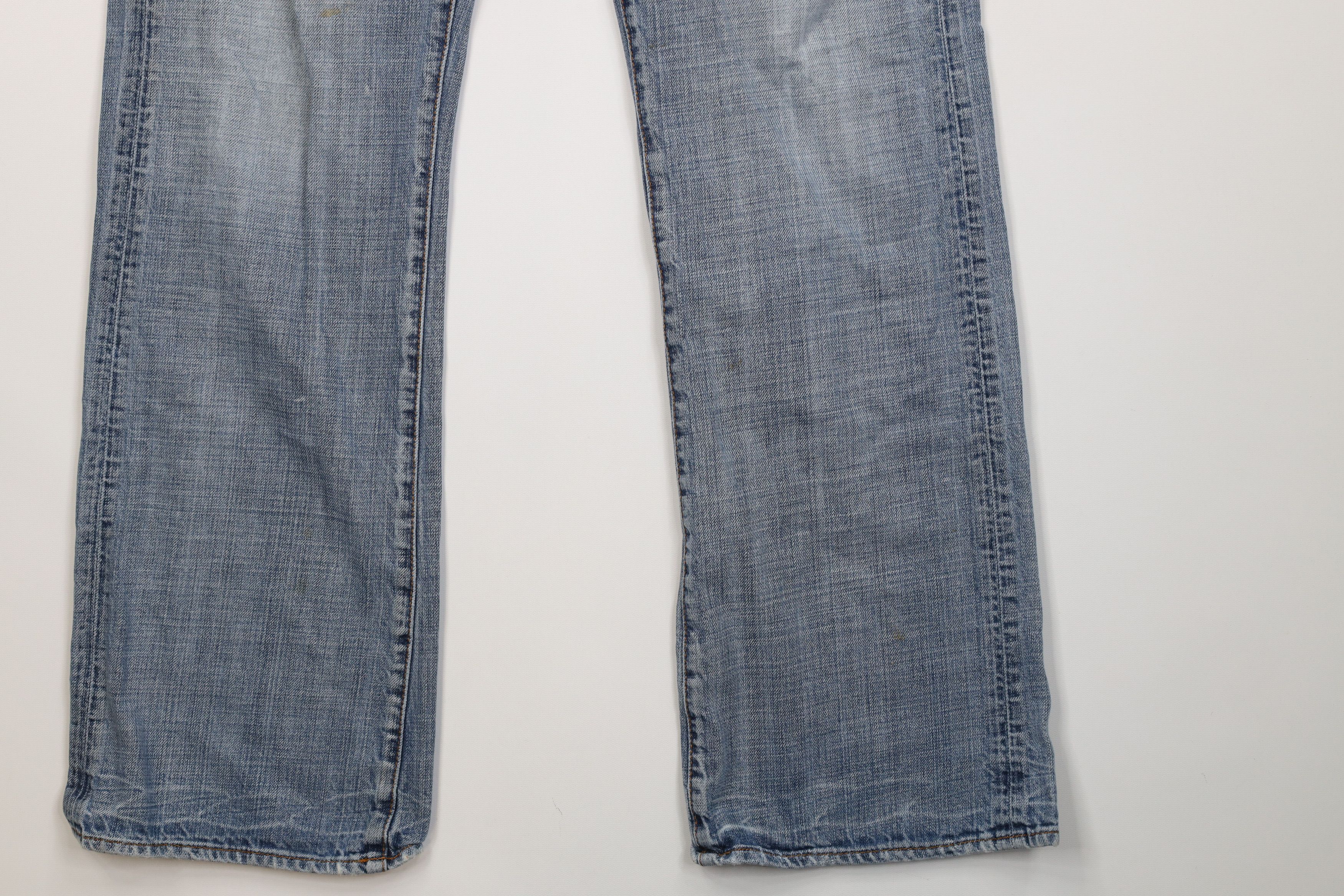 Guess Vintage Y2K Guess Wide Leg Bootcut Denim Jeans Blue Cotton Size US 32 / EU 48 - 5 Thumbnail