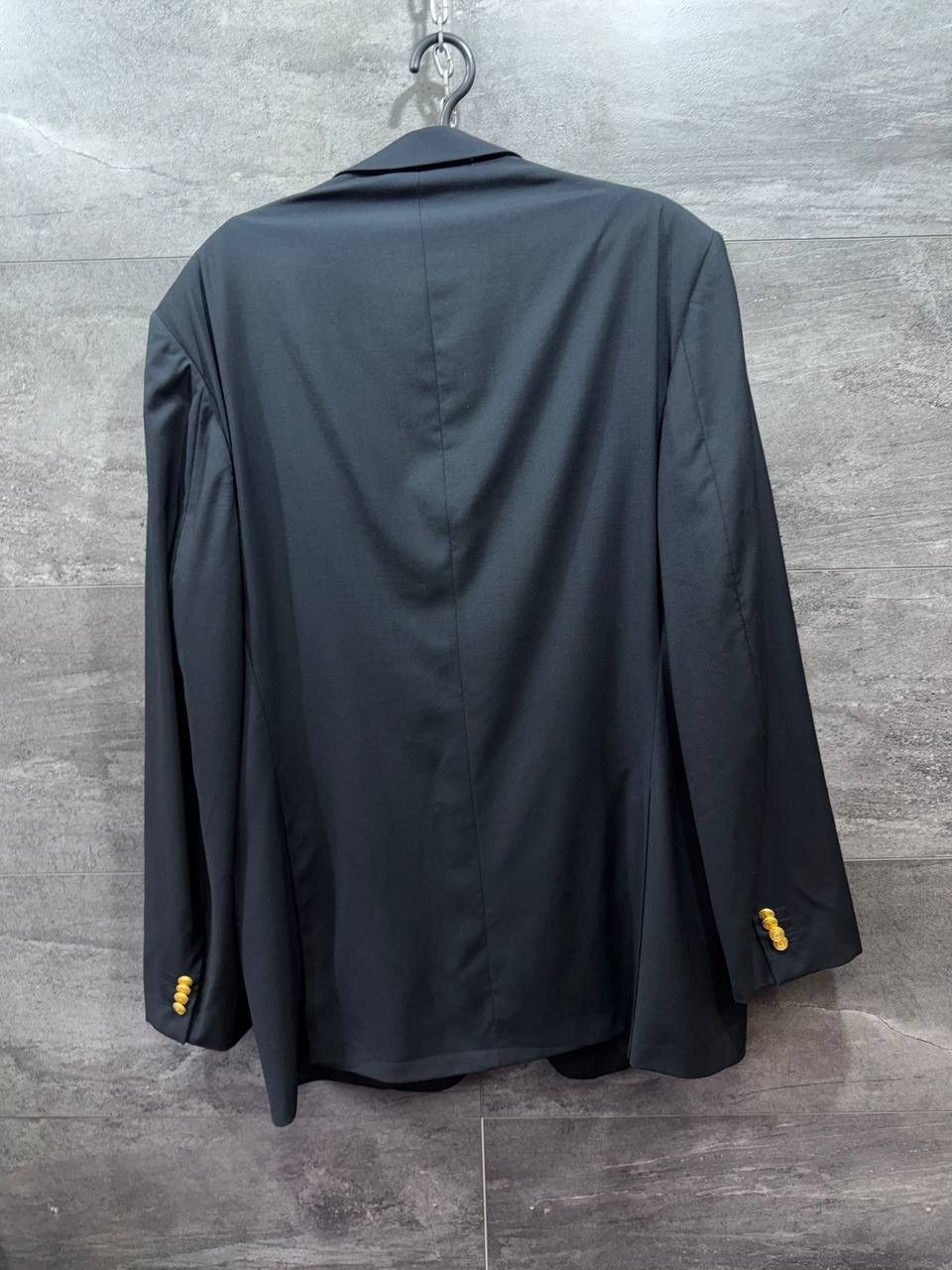 Corneliani Corneliani Navy Blazer Gold Buttons Virgin Wool Mens Size XL Size 46R - 11 Thumbnail