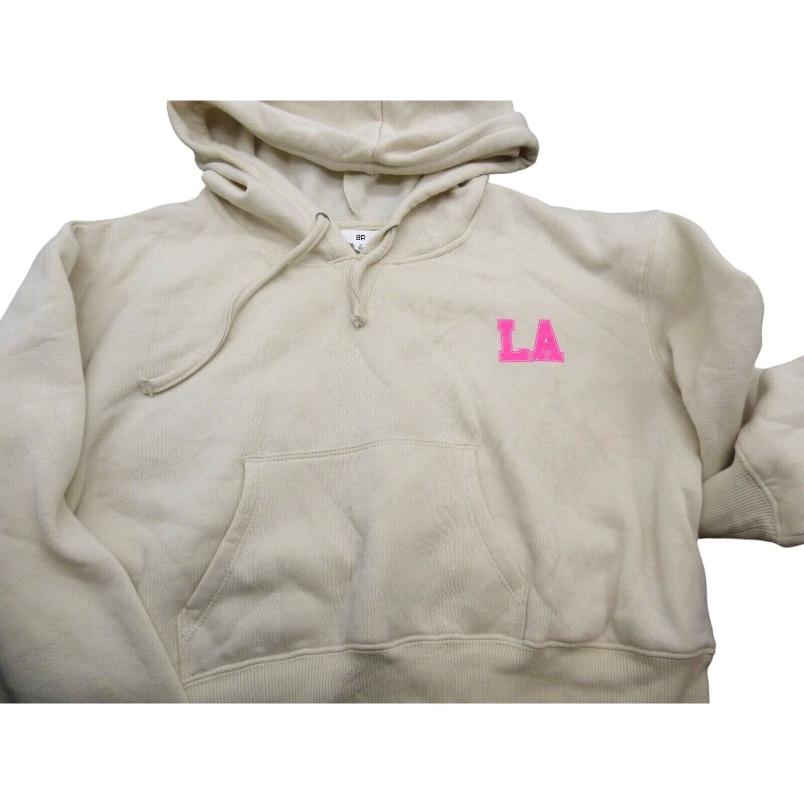 Other BP “LA” Junior's Cropped Hoodie, Cream , Size M Size M / US 6-8 / IT 42-44 - 6 Thumbnail