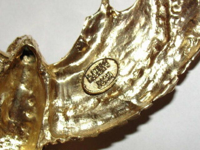 Designer Eagle Statement Necklace 18kt Gold Plated Brass Alberto Juan Size ONE SIZE - 5 Thumbnail