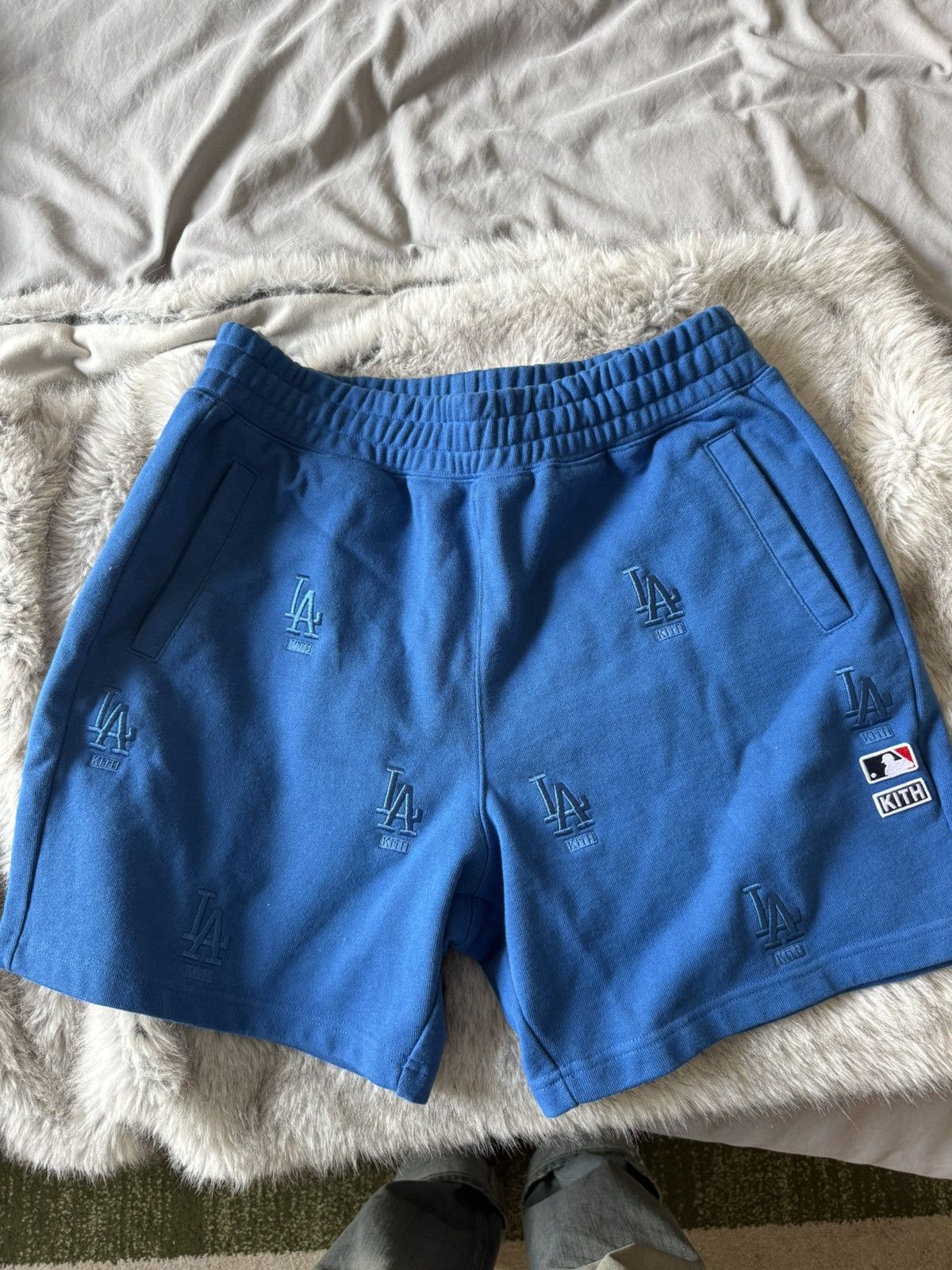 Kith × MLB Kith X Dodgers Monogram Shorts Size US 31 - 1 Thumbnail