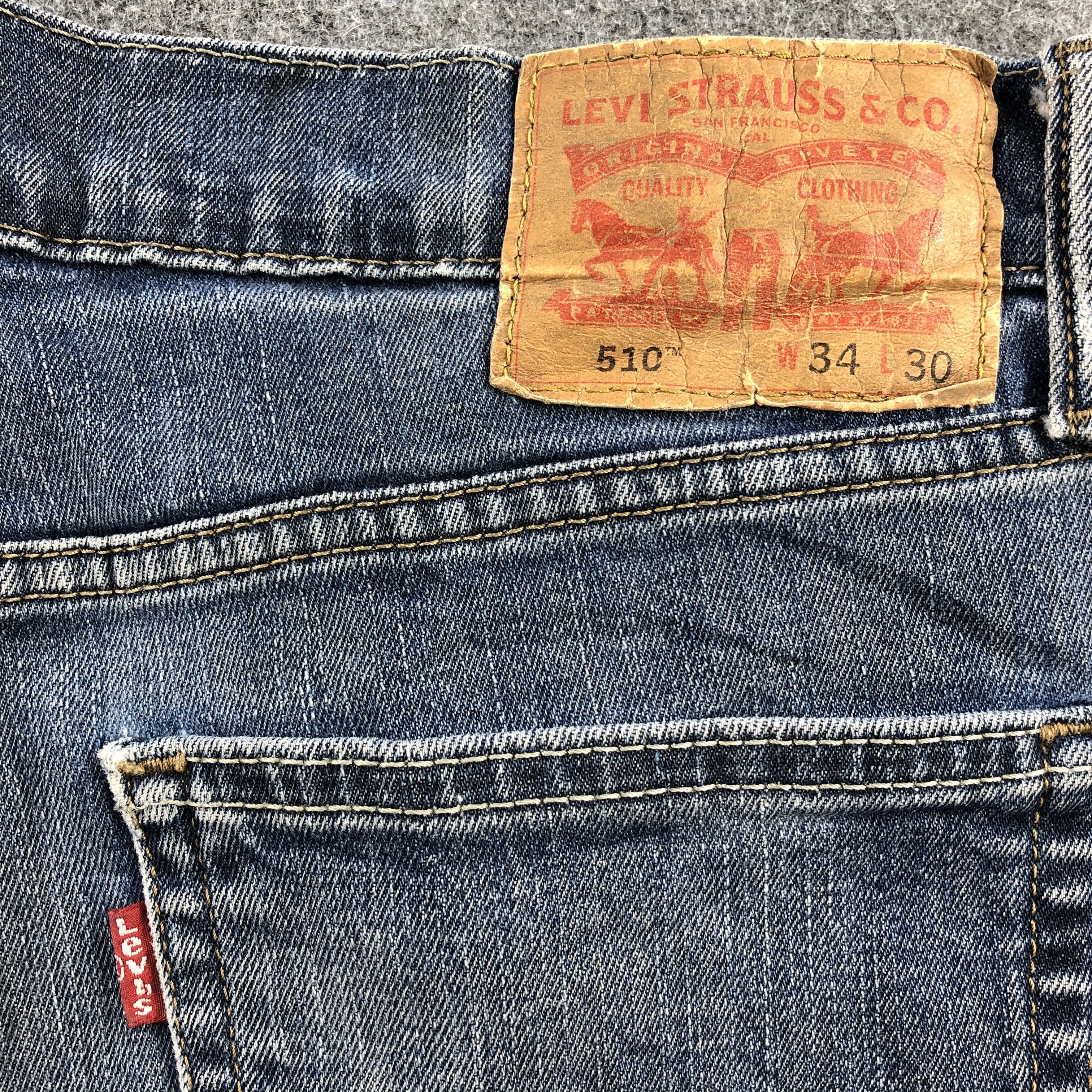 Levi's × Vintage Vintage Levis 510 Jeans-JM1210 Size US 34 / EU 50 - 6 Thumbnail