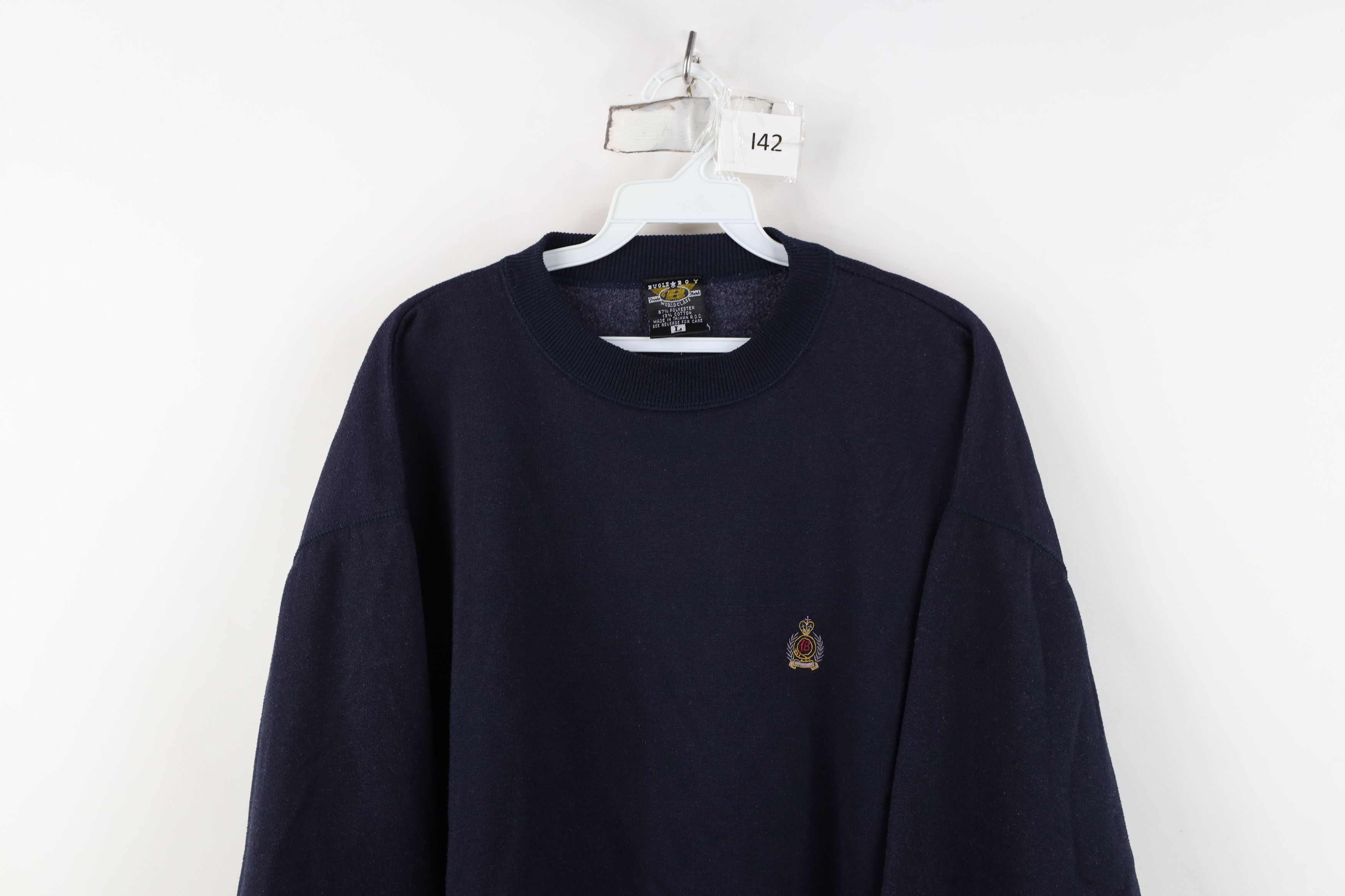 Vintage Vintage 90s Streetwear Crown Crest Crewneck Sweatshirt Size US L / EU 52-54 / 3 - 2 Thumbnail