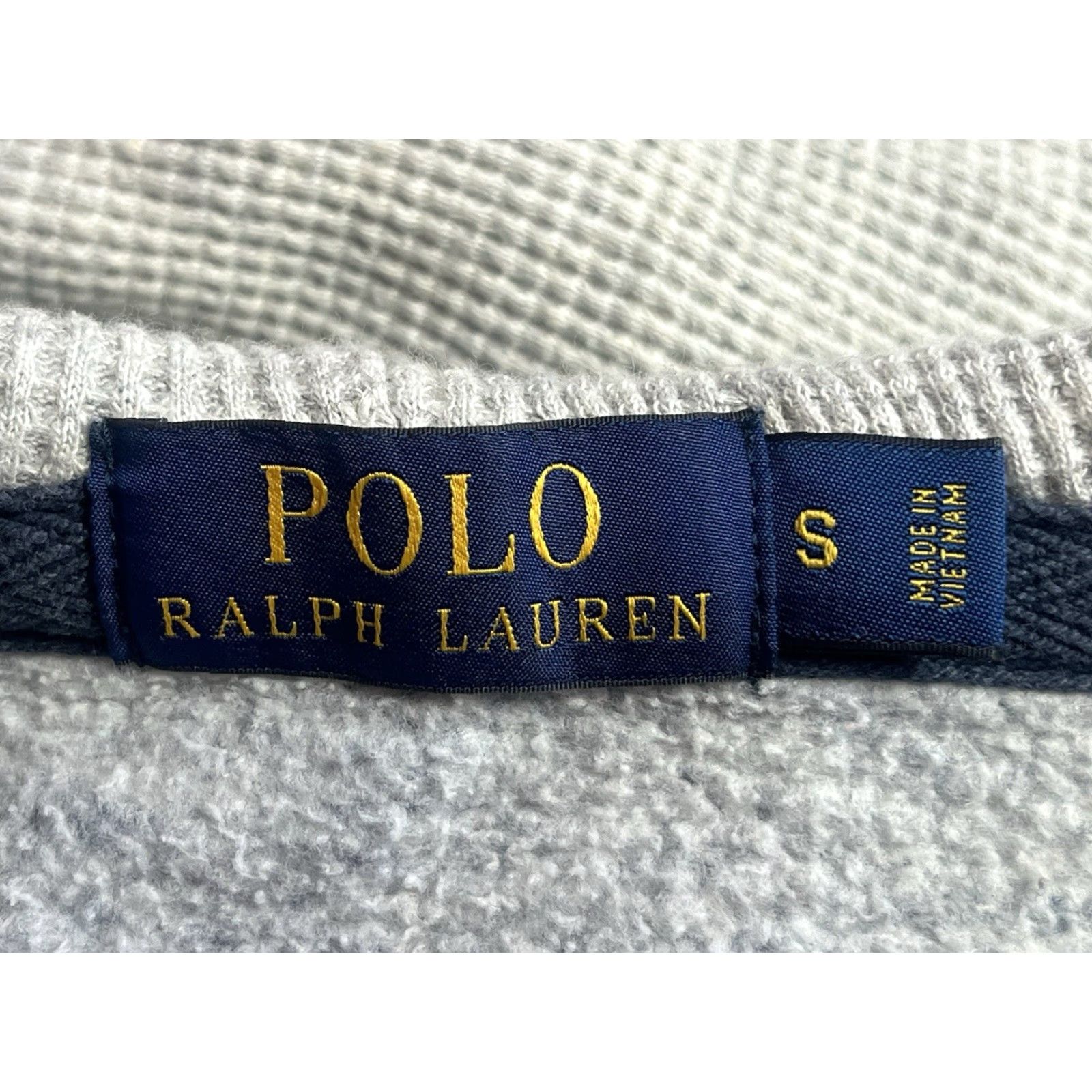 Polo Ralph Lauren Polo Ralph Lauren Hoodie Full Zip Mens Size Small Navy Blue Logo Heavy Cotton Size US S / EU 44-46 / 1 - 6 Thumbnail