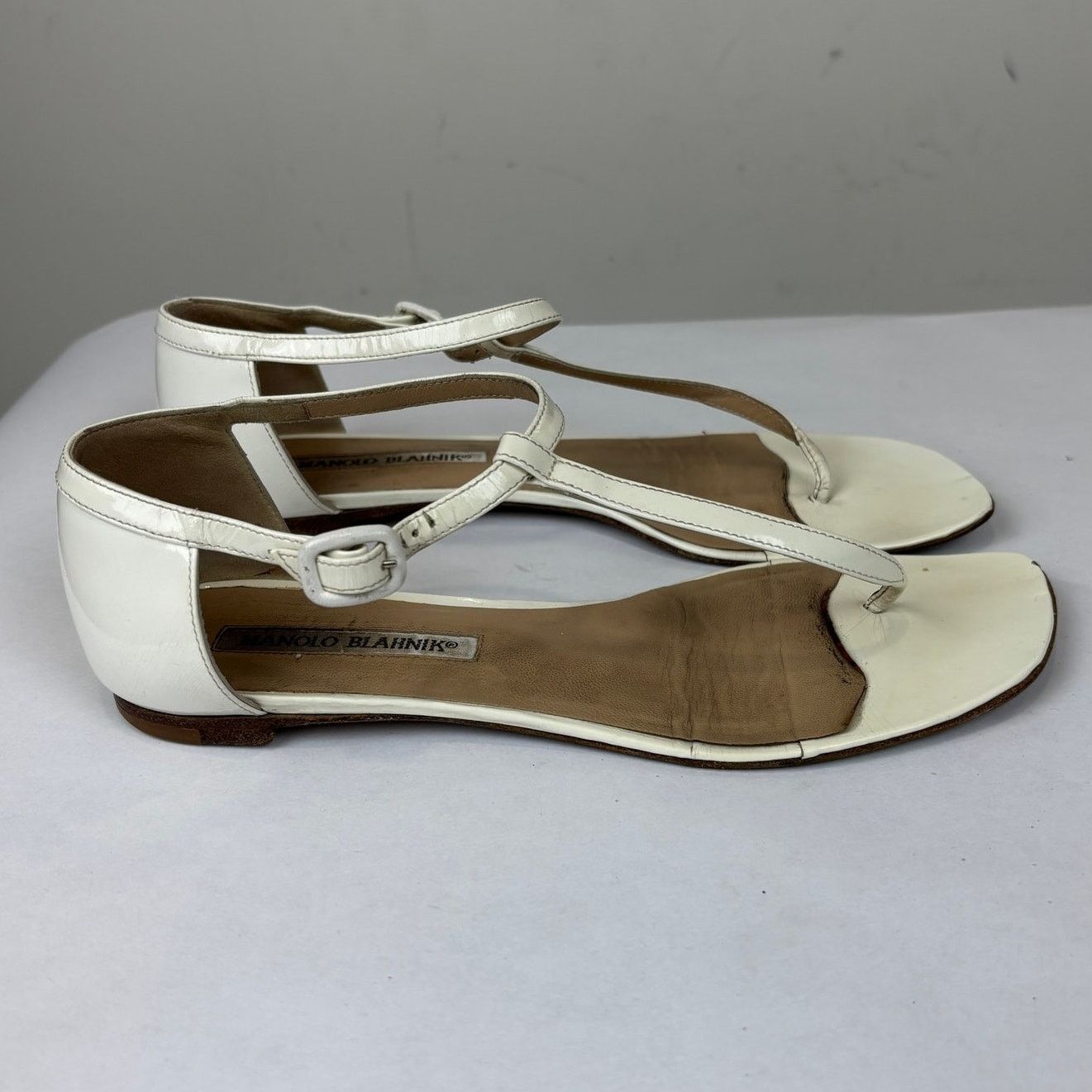 Manolo Blahnik Manolo Blahnik Thong Strapback Sandals Women's 36.5 / US 6.5 Size US 6.5 / IT 36.5 - 2 Thumbnail