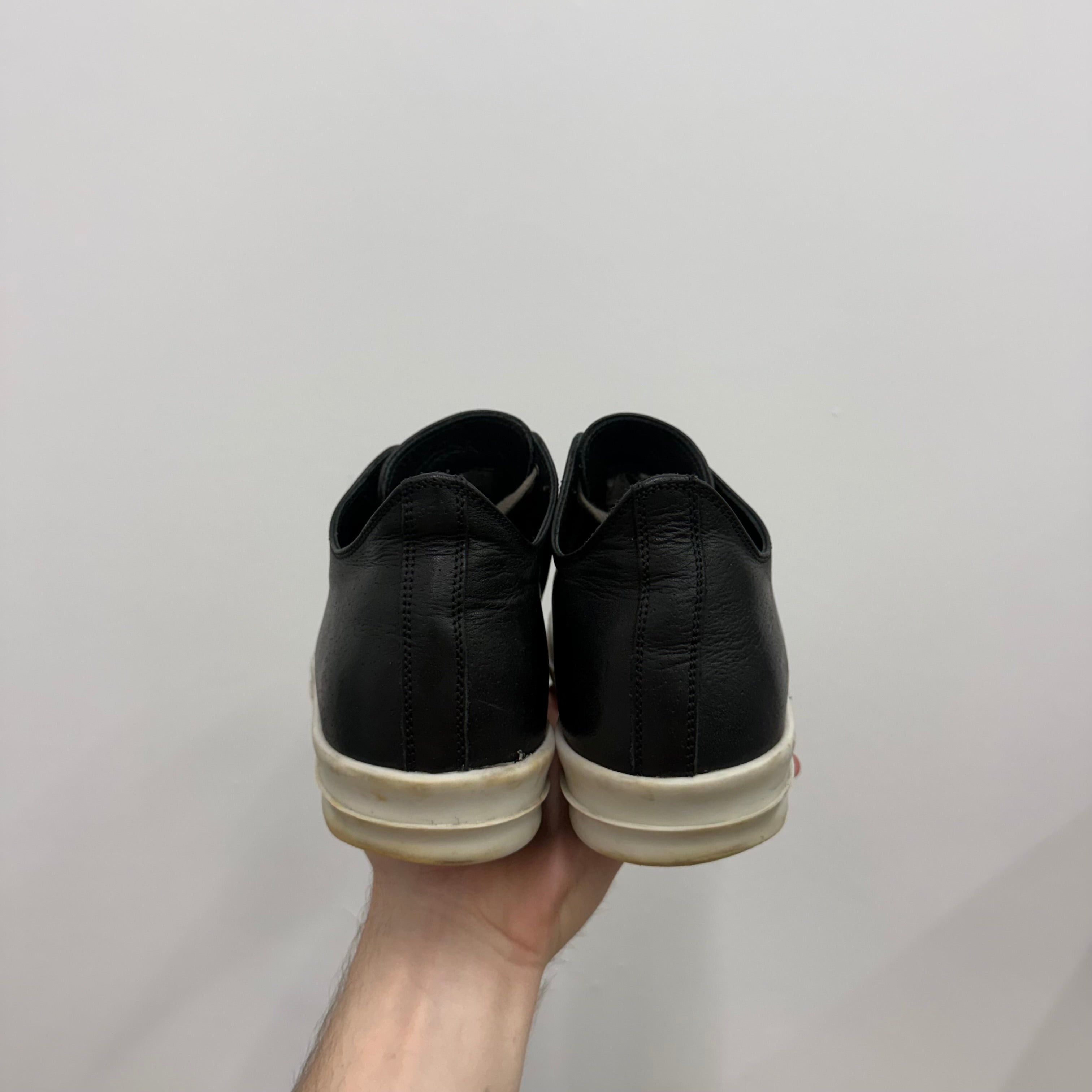 Rick Owens Rick Owens Mainline Leather Ramone Sneakers - Size 40 (US 7) Size US 7 / EU 40 - 4 Thumbnail