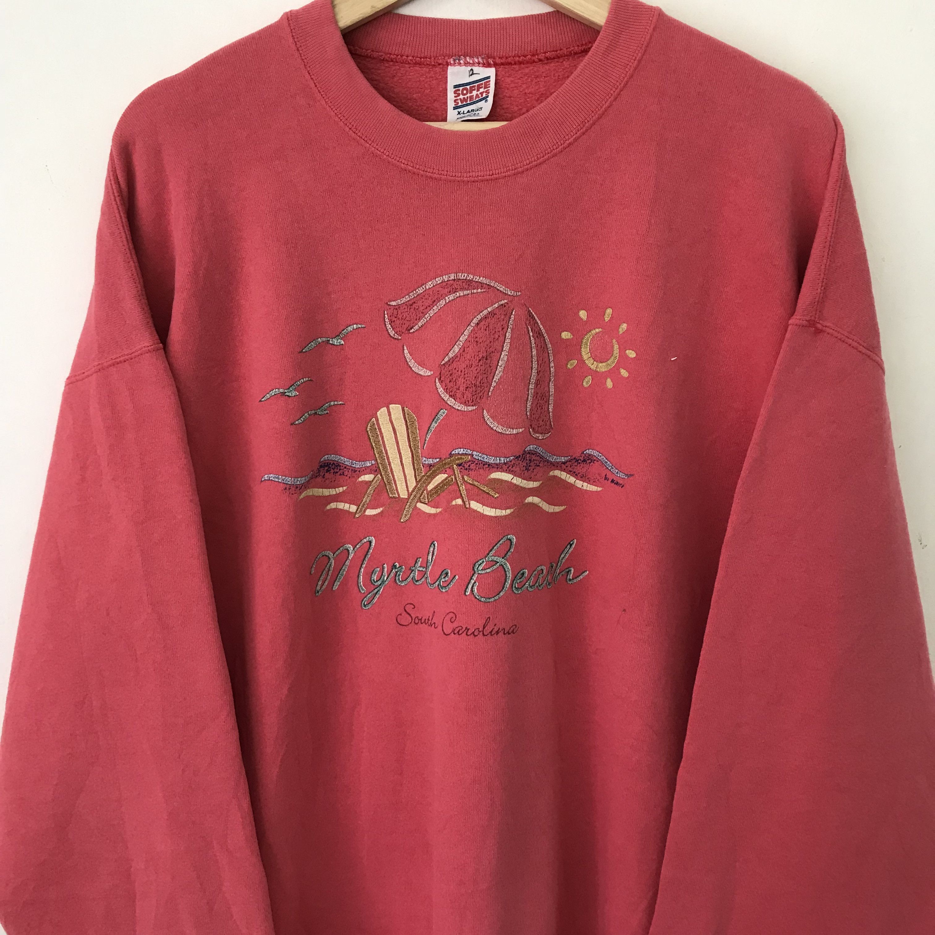 Carolina Herrera Vintage 90's Myrtle Beach South Carolina Peach - 606 Size US XL / EU 56 / 4 - 3 Thumbnail