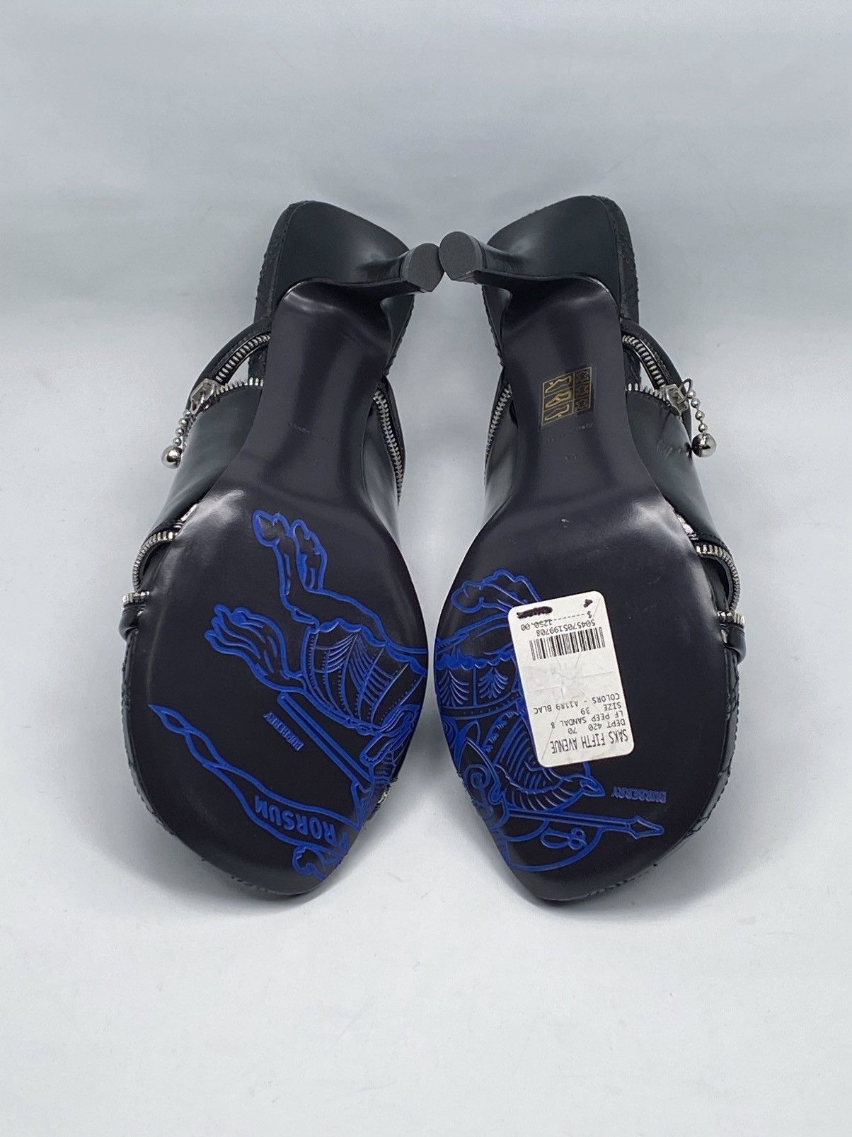 Burberry Burberry Peep High Heel Slide Sandals size 39 Size US 9 / IT 39 - 11 Thumbnail