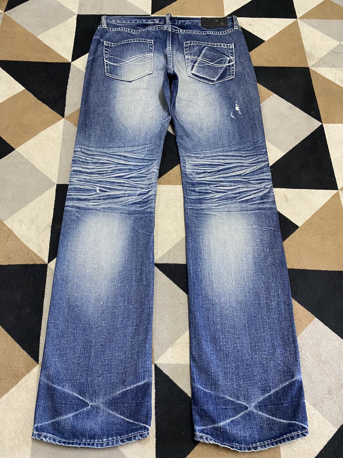 Seditionaries Whiskers Spikes Punk like Hysteric Glamour style Jeans Size US 33 - 2 Thumbnail