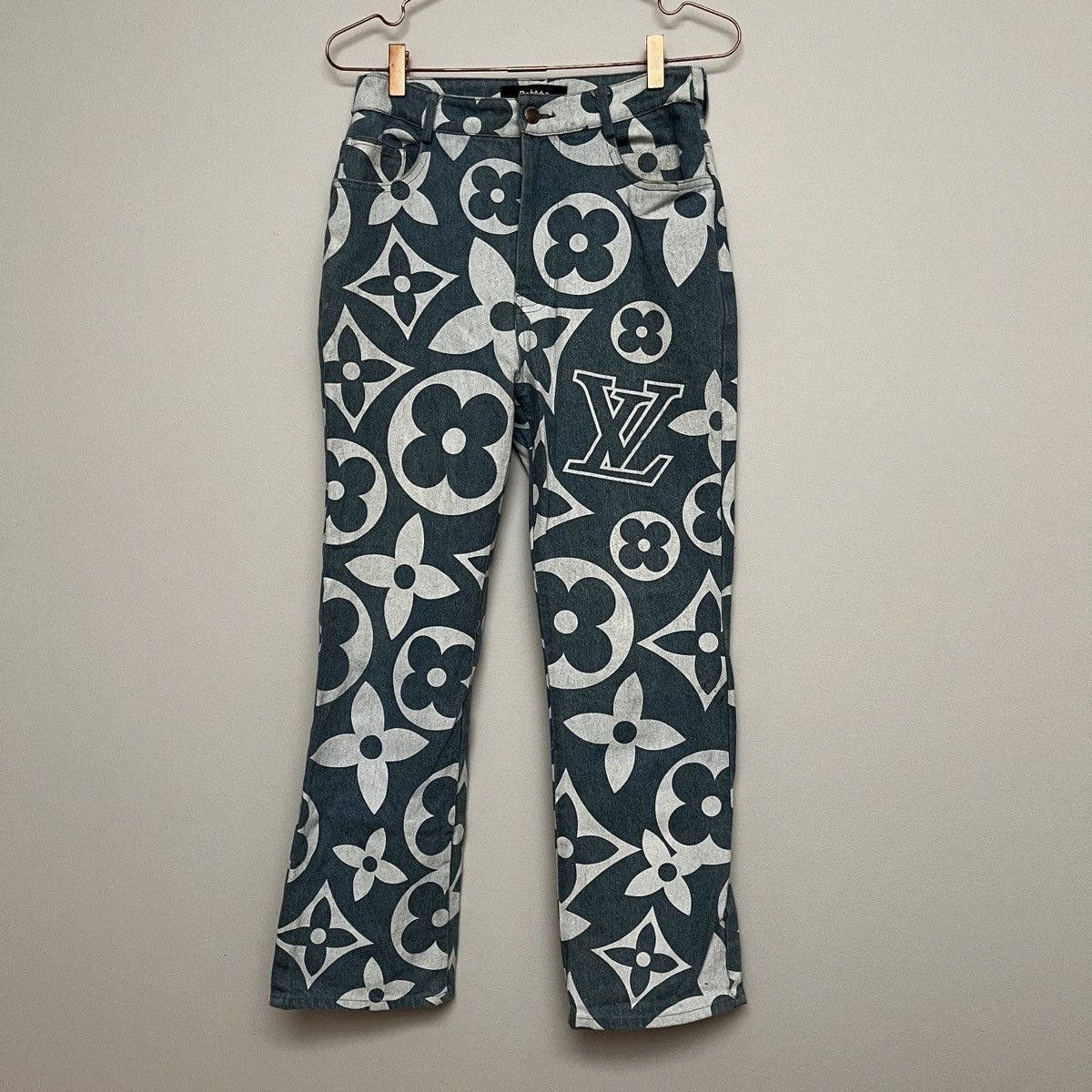 Imran Potato Imran Potato LV Logo Jeans (unisex) Size US 28 / EU 44 - 1 Thumbnail