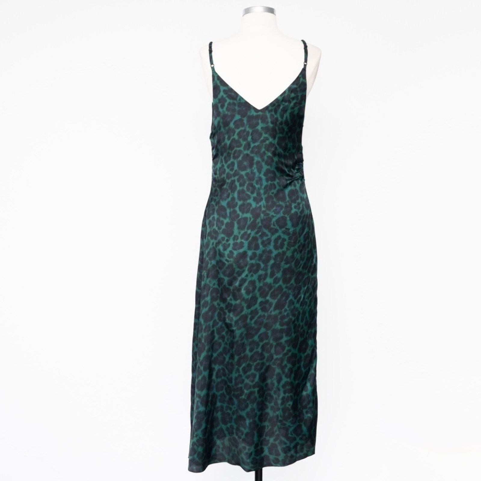 Sandro Sandro. Amazonie Leopard Print Slipdress. Size S / US 4 / IT 40 - 2 Thumbnail