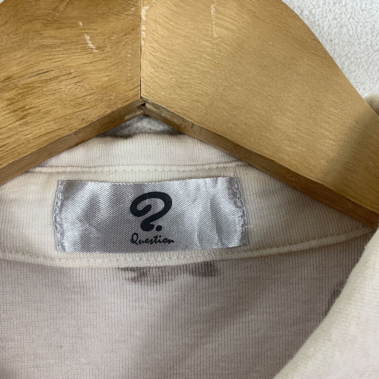 Japanese Brand QUESTION Overprint Japanese Brand Short Sleeve Polo Tshirt Size S / US 4 / IT 40 - 5 Thumbnail