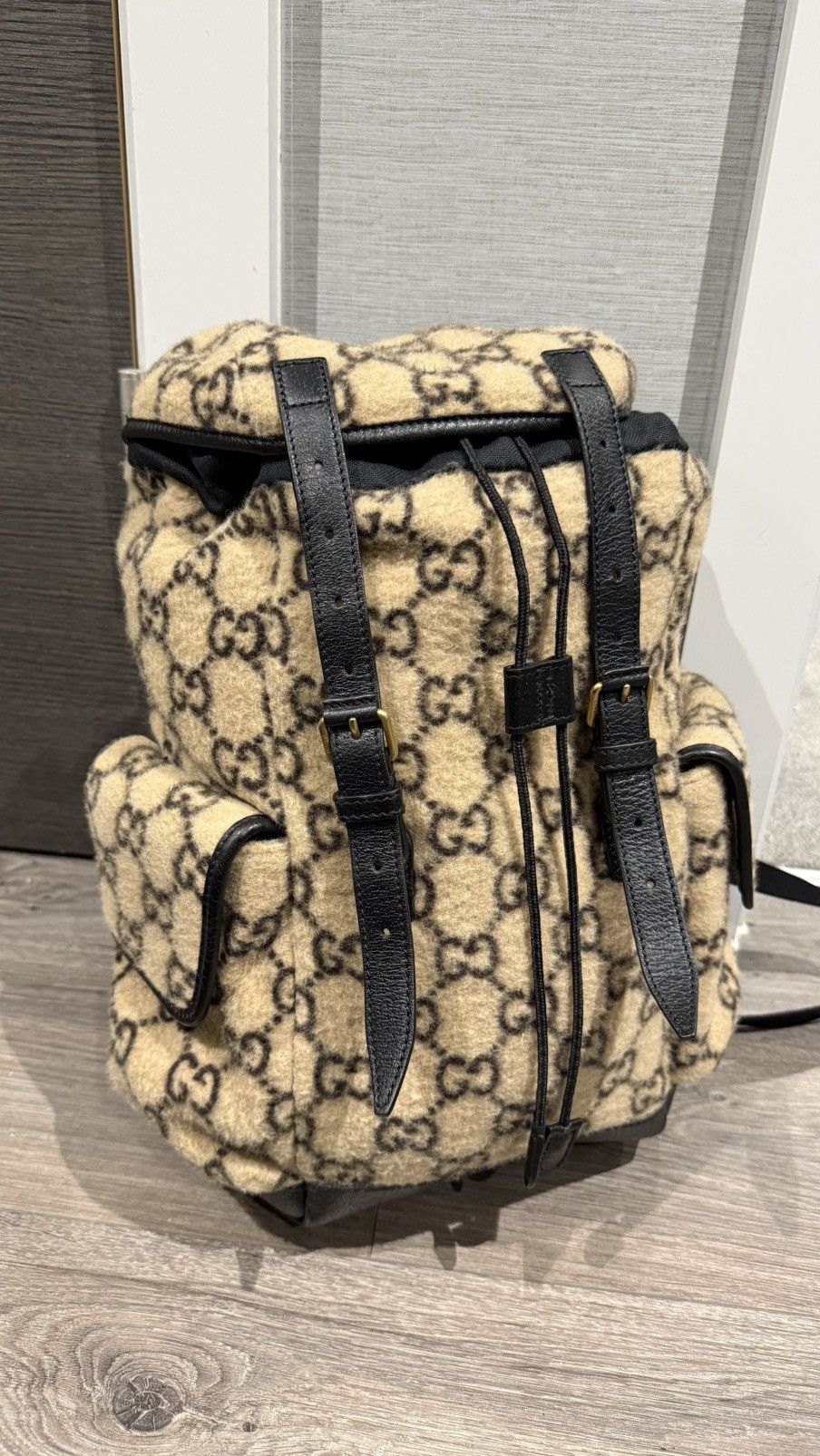 Gucci Gucci Jacquard Wool Backpack Size ONE SIZE - 1 Thumbnail