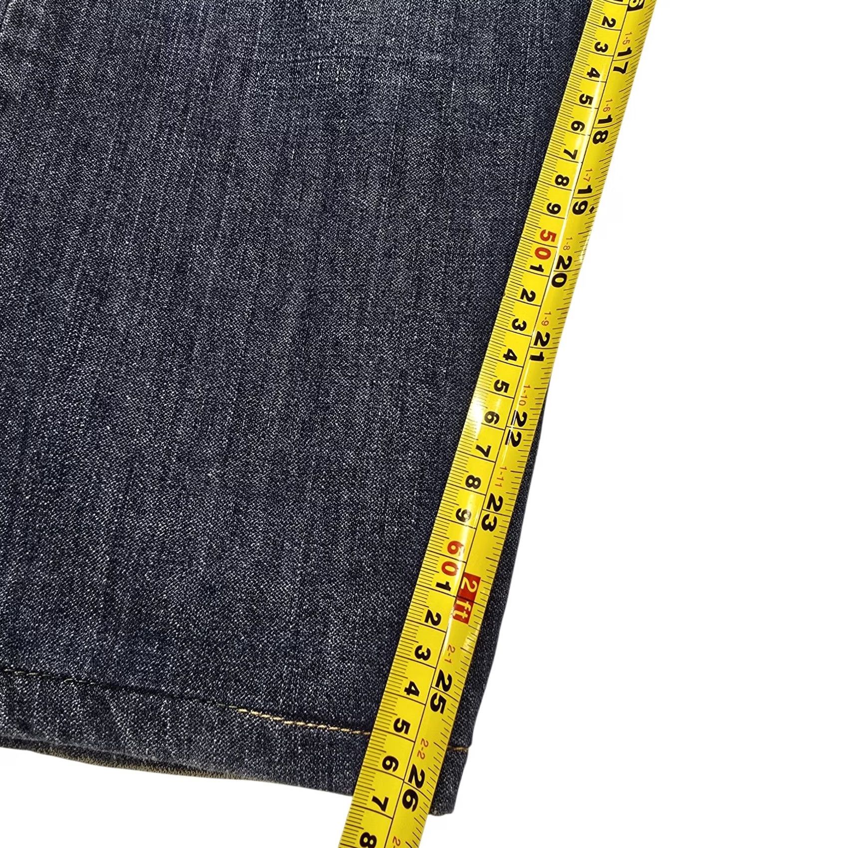 Levi's Levi's Men's Blue Straight Jeans Mid Rise Button Patch Logo 5-Pocket Regular Waist 32 Inseam 26 Denim Cotton Elastane Jeans Size US 32 / EU 48 - 6 Thumbnail