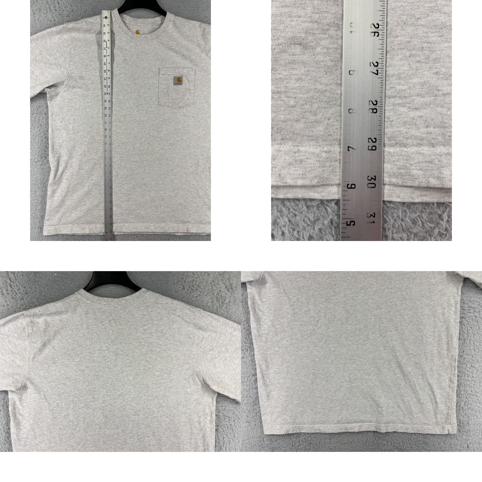 Carhartt Carhartt Shirt Mens XL Gray Short Sleeve Crew Neck 100% Cotton Size US XL / EU 56 / 4 - 9 Thumbnail