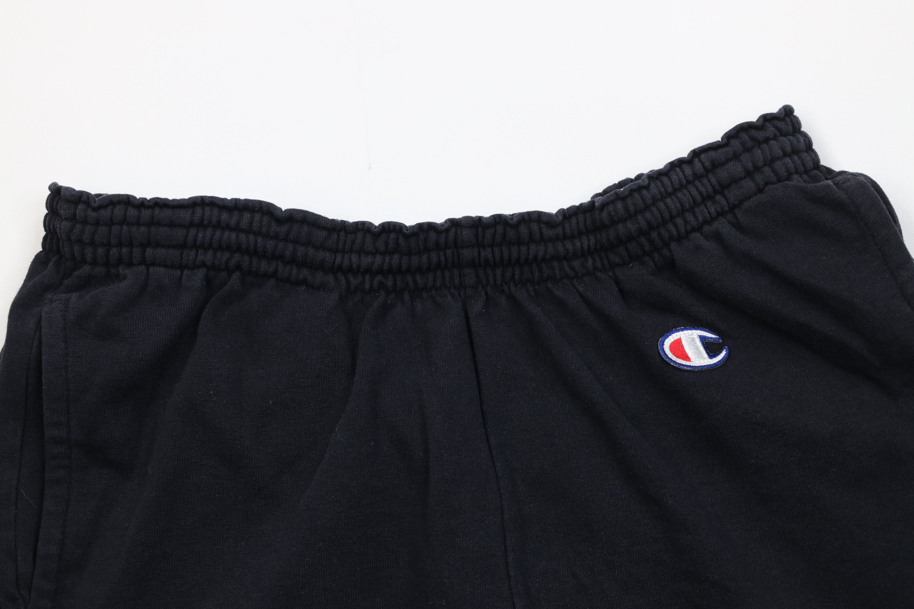 Champion Vintage 90s Champion Above Knee Dad Shorts Black Cotton Size US 34 / EU 50 - 2 Thumbnail