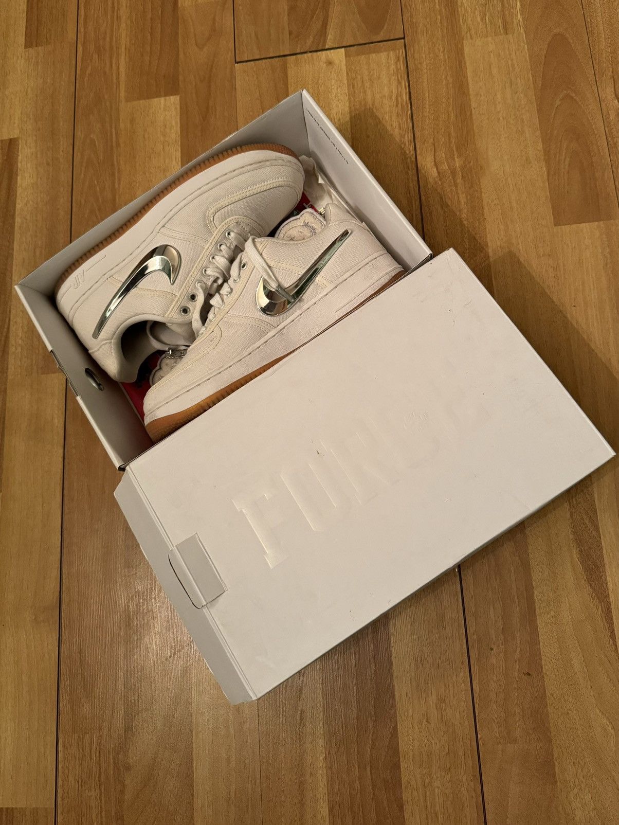 Nike × Travis Scott Travis Scott Air Force 1 Size US 8 / EU 41 - 1 Thumbnail