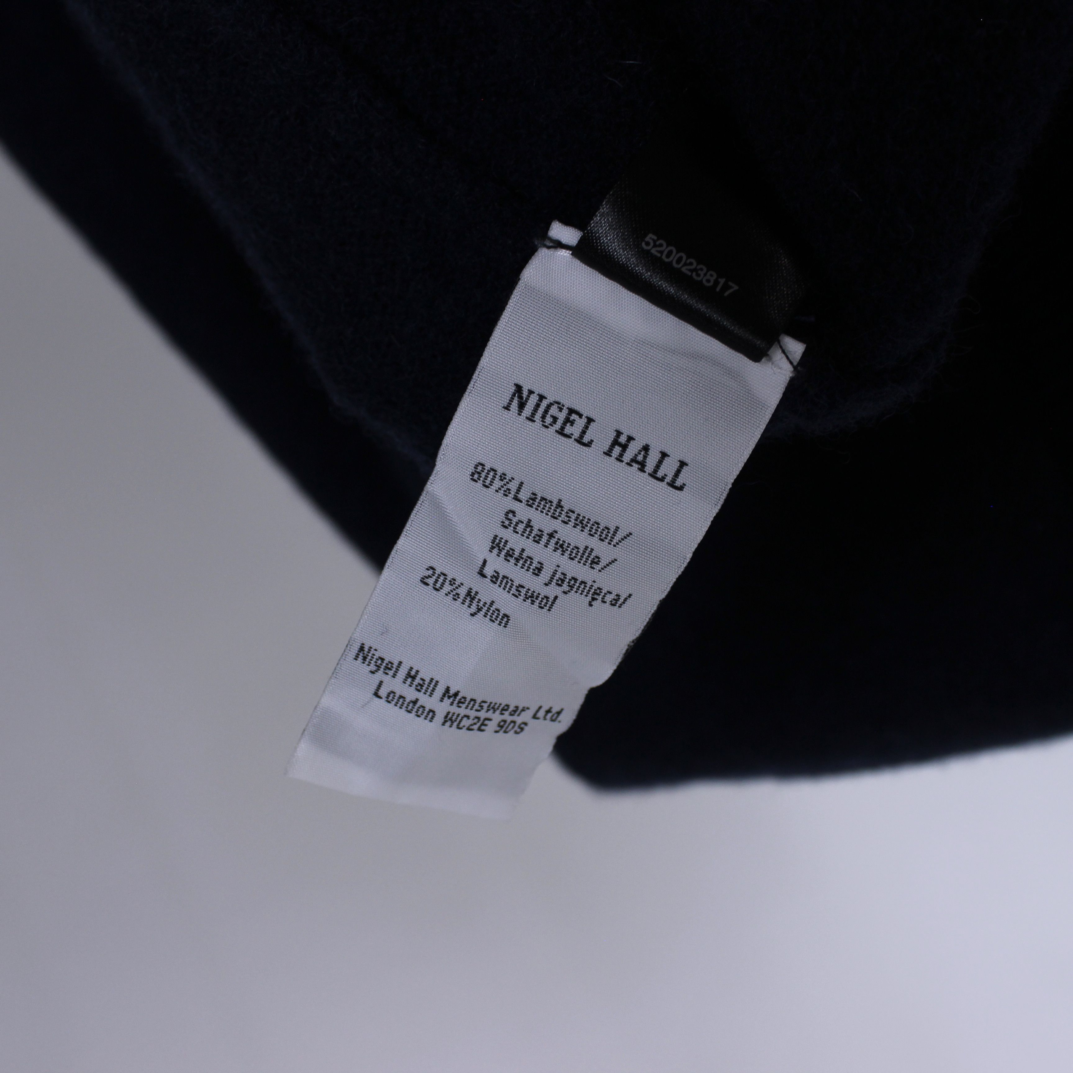 Other Nigel Hall wool sweater full zip navy blue M lambswool Size US M / EU 48-50 / 2 - 4 Thumbnail