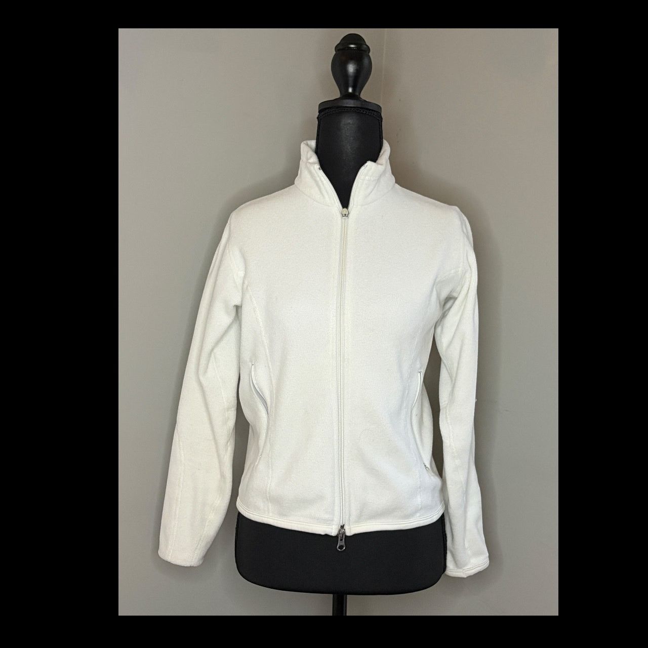 Nike Nike White Zip-Up Jacket Size XS / US 0-2 / IT 36-38 - 2 Thumbnail