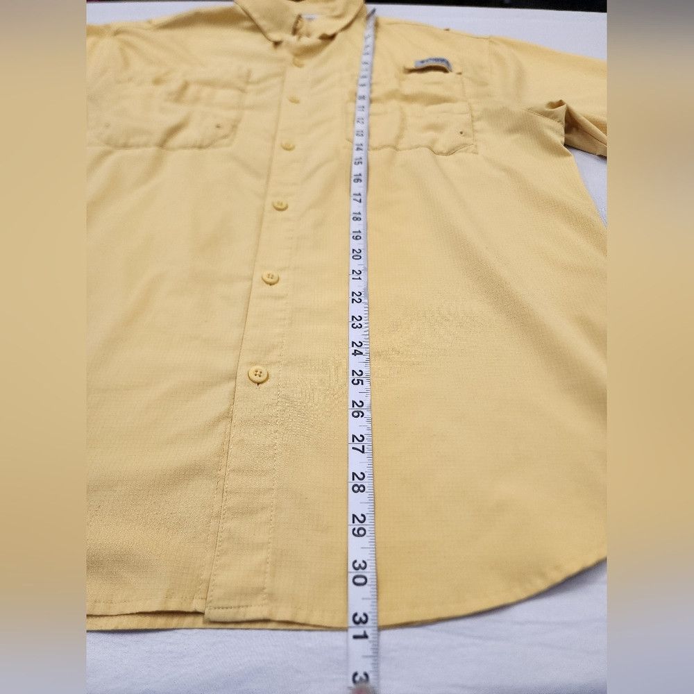 Columbia Columbia PFG Yellow Lightweight Fishing Performance Shirt Size US L / EU 52-54 / 3 - 8 Thumbnail