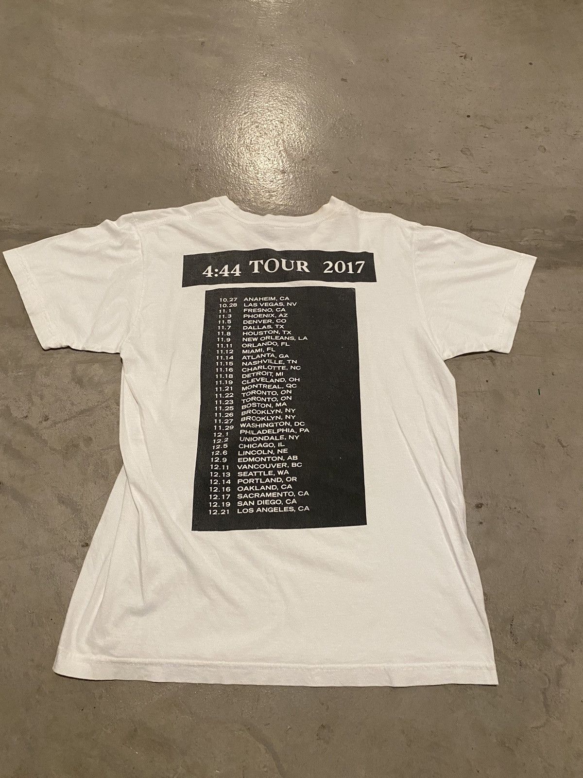 Band Tees × Vintage 17’ Jay Z 4:44 Tour Tee Size US M / EU 48-50 / 2 - 4 Thumbnail