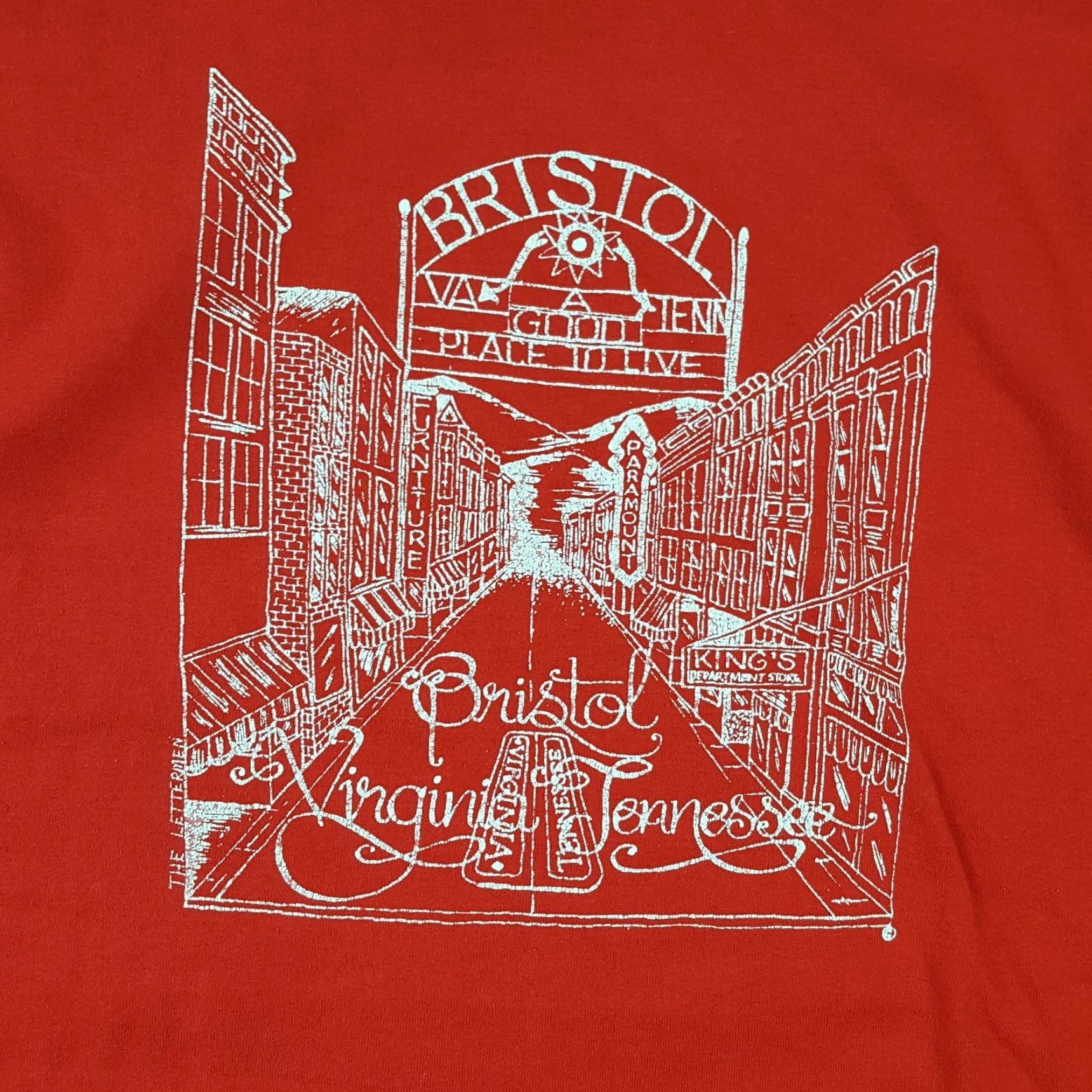 Fruit Of The Loom Vintage Fruit of the Loom Men's XL T-Shirt Red 90s Country Music Sign Vintage Retro Outdoor Y2K Size US XL / EU 56 / 4 - 3 Thumbnail
