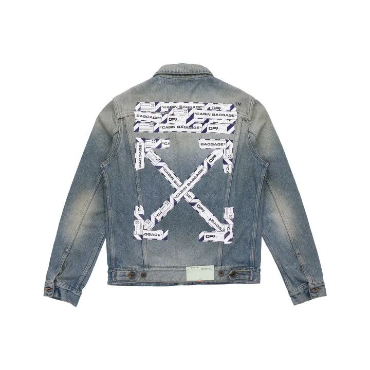 Off-White Off-White Arrow Denim Jacket for Men 0079 Size US M / EU 48-50 / 2 - 1 Thumbnail