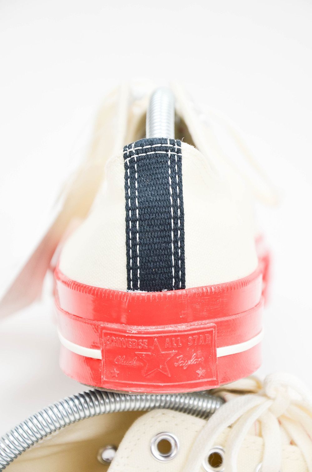 Comme des Garcons × Vans CDG Play Converse Chuck Taylor Low Red Sole Sneakers US 10 Size US 10 / EU 43 - 12 Thumbnail