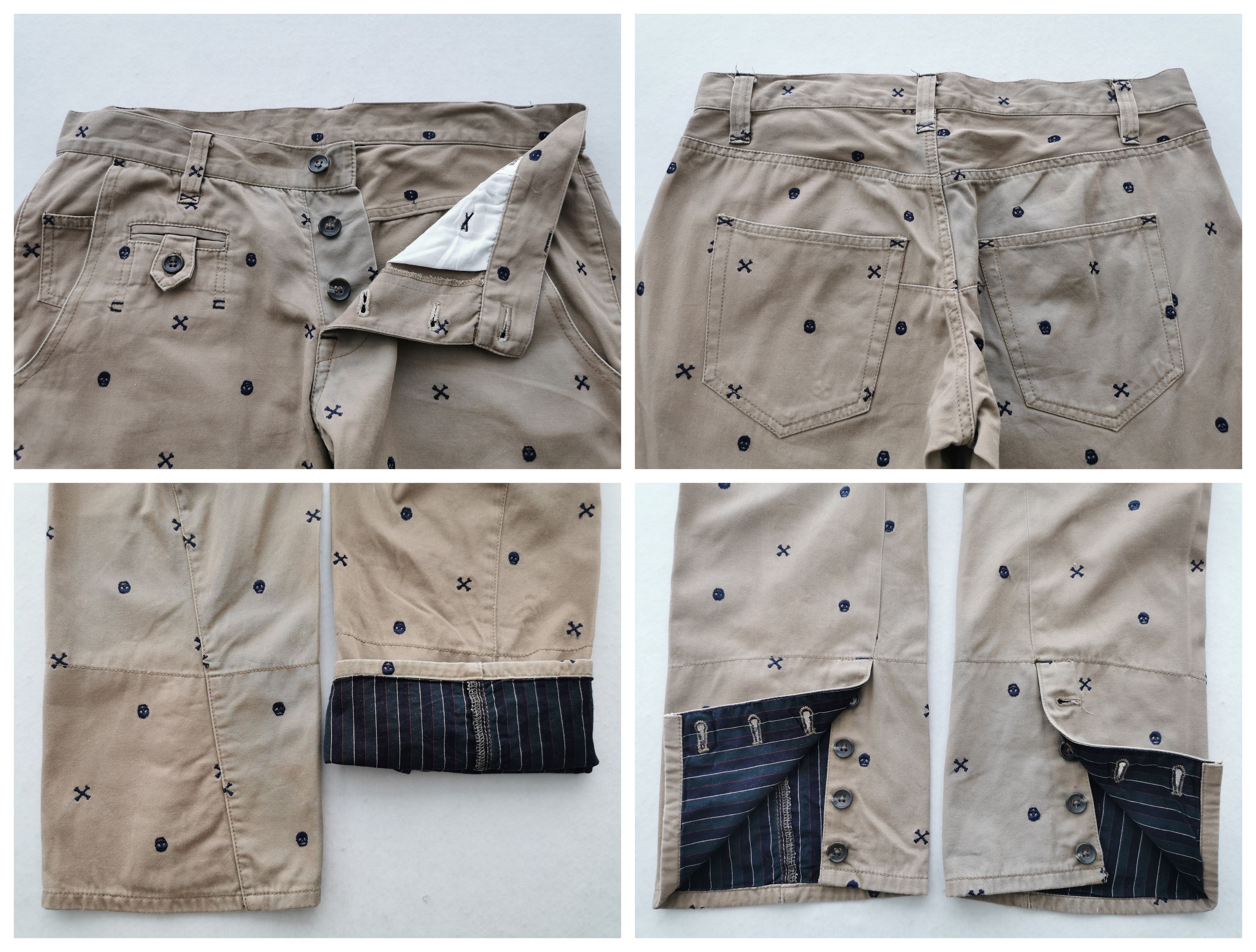 Vintage PPFM Monogram Trouser Pants Size L Waist 33 Size US 33 - 8 Thumbnail