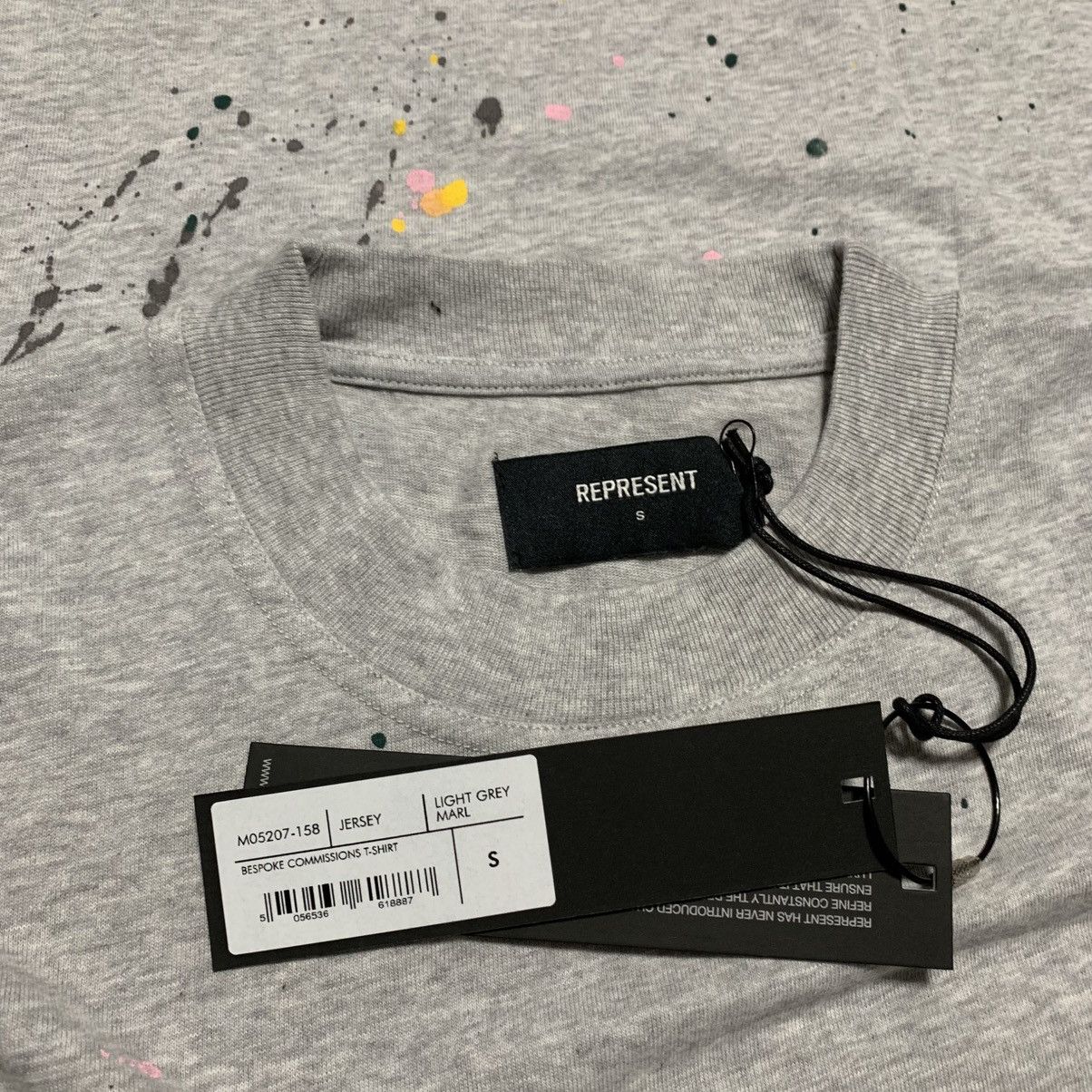 Represent Clo. Represent Small Bespoke Commissions Grey Tee Paint Splatter Size US S / EU 44-46 / 1 - 5 Thumbnail
