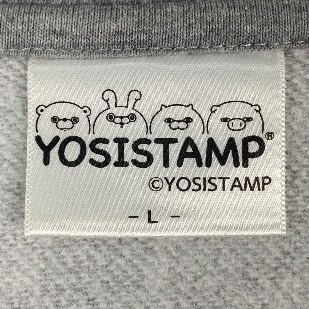 Vintage Vintage Yosistamp Printed Crewneck Sweatshirt Gray Size L Size M / US 6-8 / IT 42-44 - 8 Thumbnail