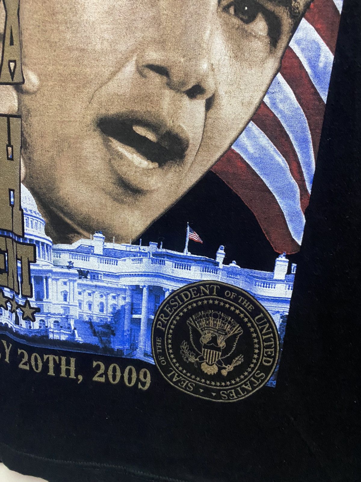 Other Vintage Y2K Barack Obama New Era 44th President Rap Tee Size US L / EU 52-54 / 3 - 4 Thumbnail