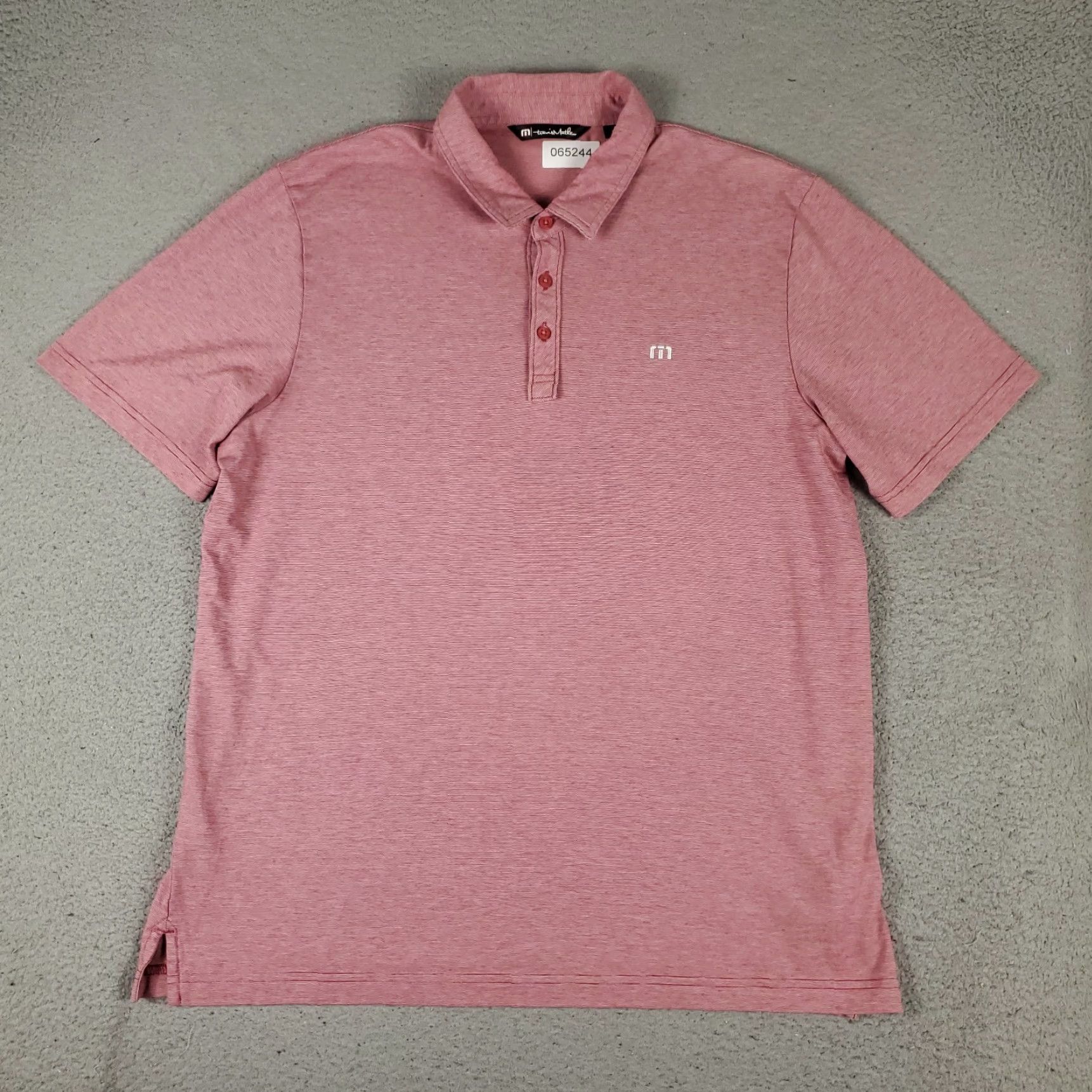 TravisMathew Travis Mathew Polo Shirt Mens XL Red Golf Casual Short Sleeve Shirt Size US XL / EU 56 / 4 - 2 Thumbnail