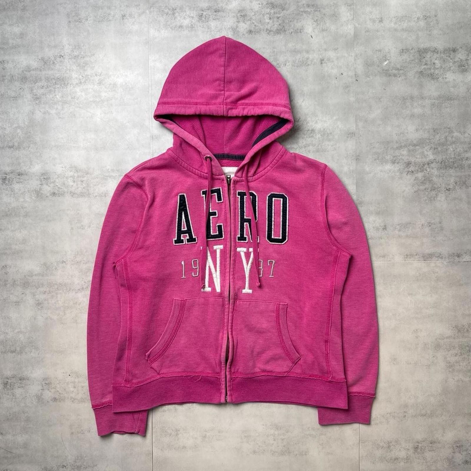 Aeropostale Y2K Aeropostale Zip Up Pink Hoodie Jacket Size L / US 10 / IT 46 - 1 Thumbnail