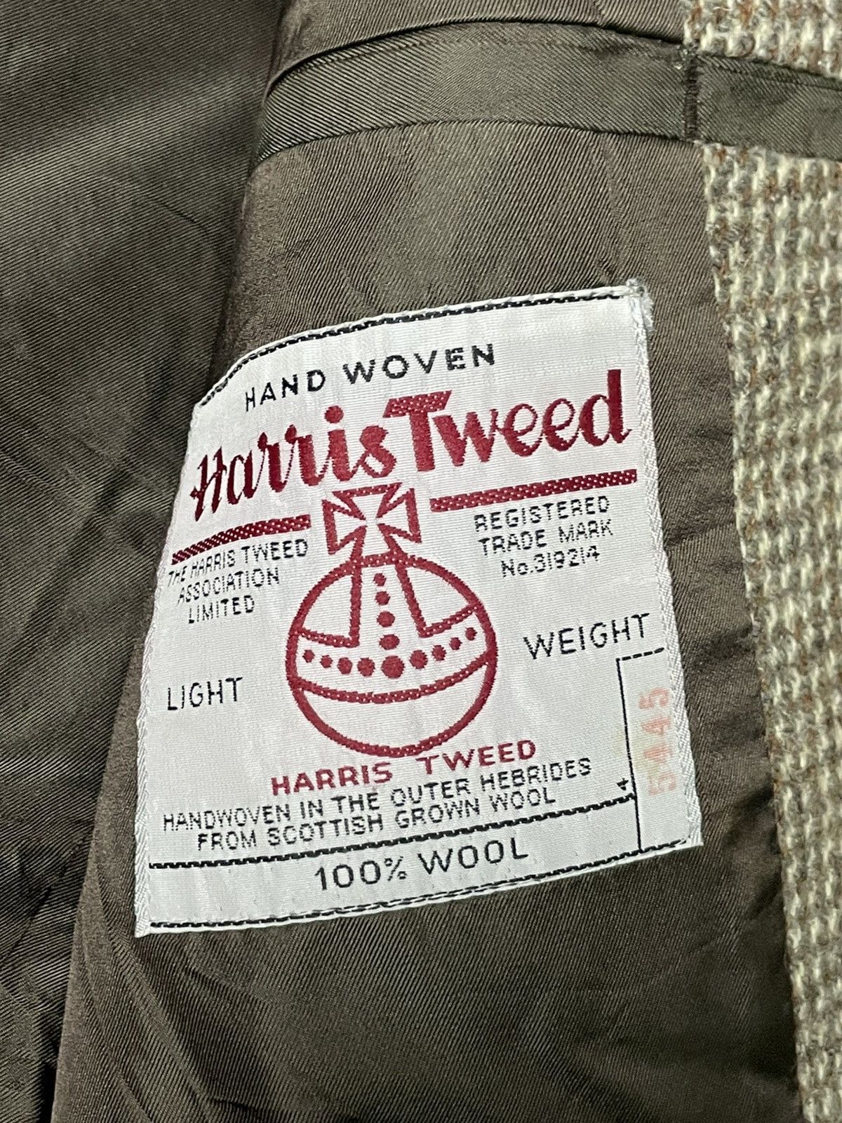 Harris Tweed × Japanese Brand × Vintage Vintage Harris Tweed Handwoven Coats (69) Size US XXS / EU 40 - 8 Thumbnail