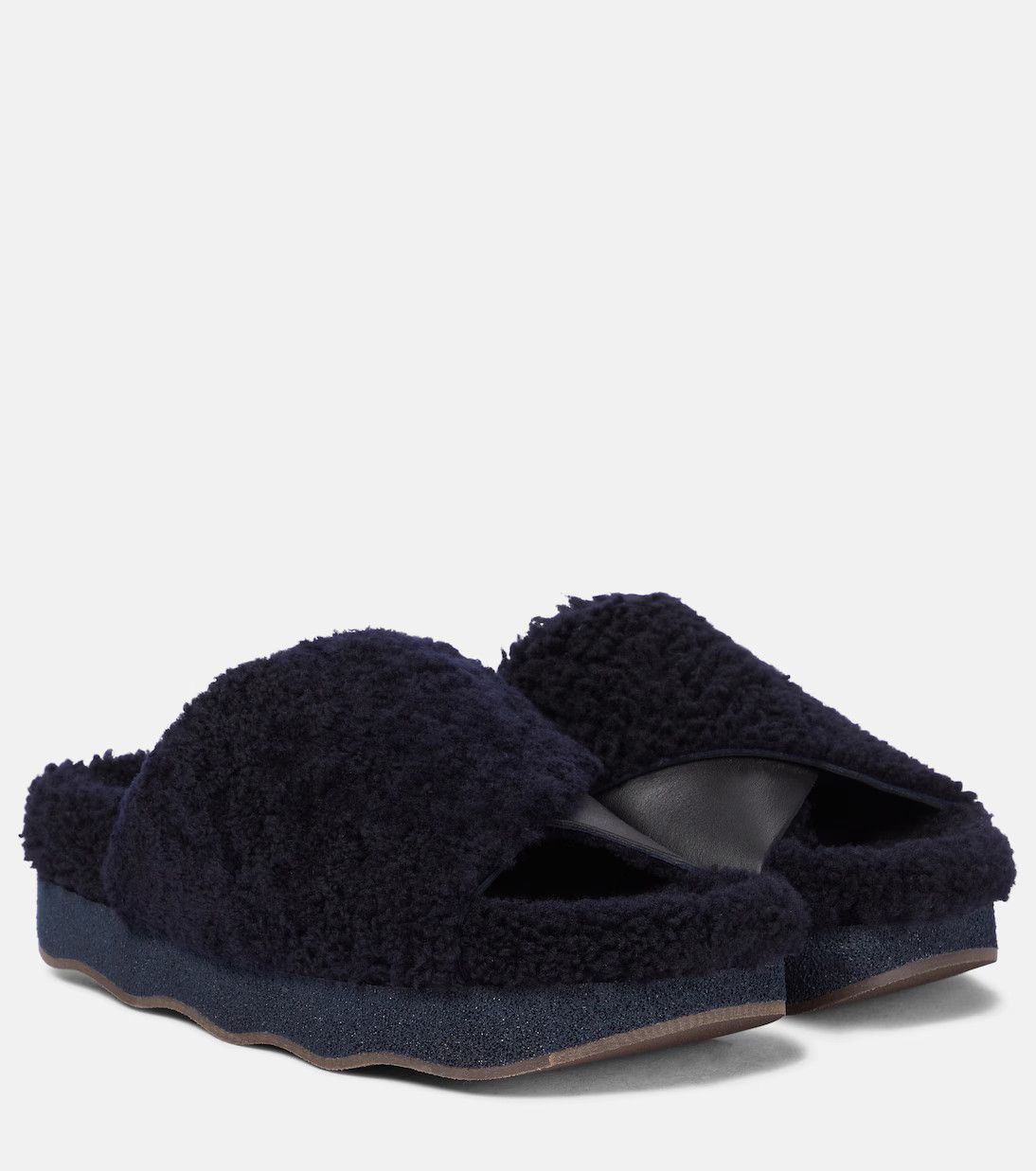 Chloe o1y0825 Leather Slippers in Black Size US 6 / IT 36 - 1 Thumbnail
