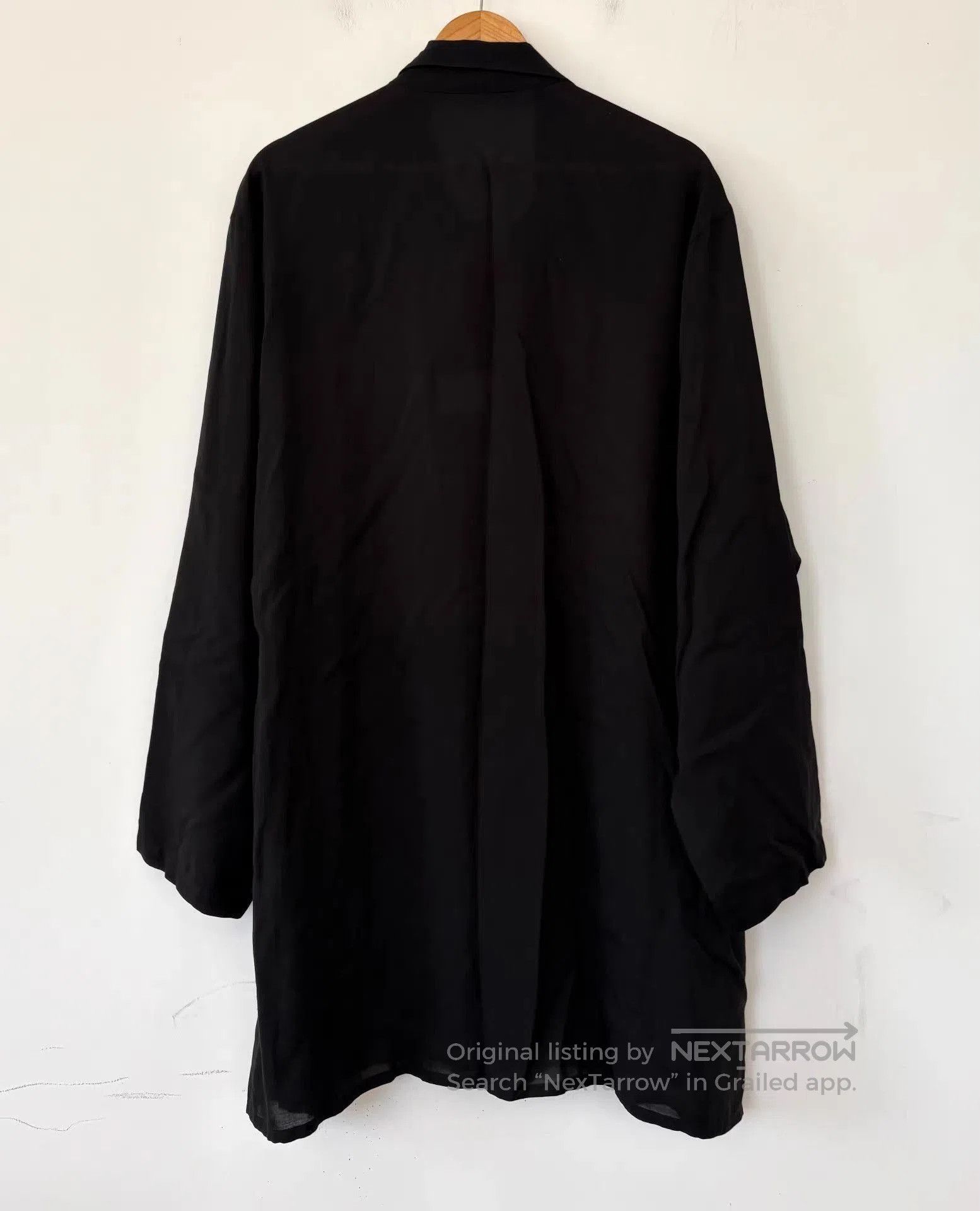 Yohji Yamamoto Black Long Sleeve Button. Size US L / EU 52-54 / 3 - 2 Thumbnail