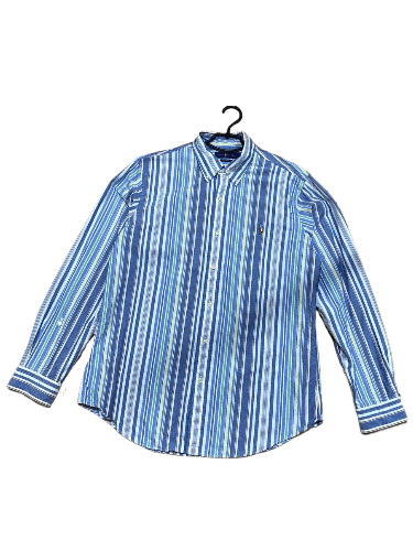 Polo Ralph Lauren Polo Ralph Lauren Custom Fit Striped Button Up Shirt Size L Size US L / EU 52-54 / 3 - 1 Thumbnail