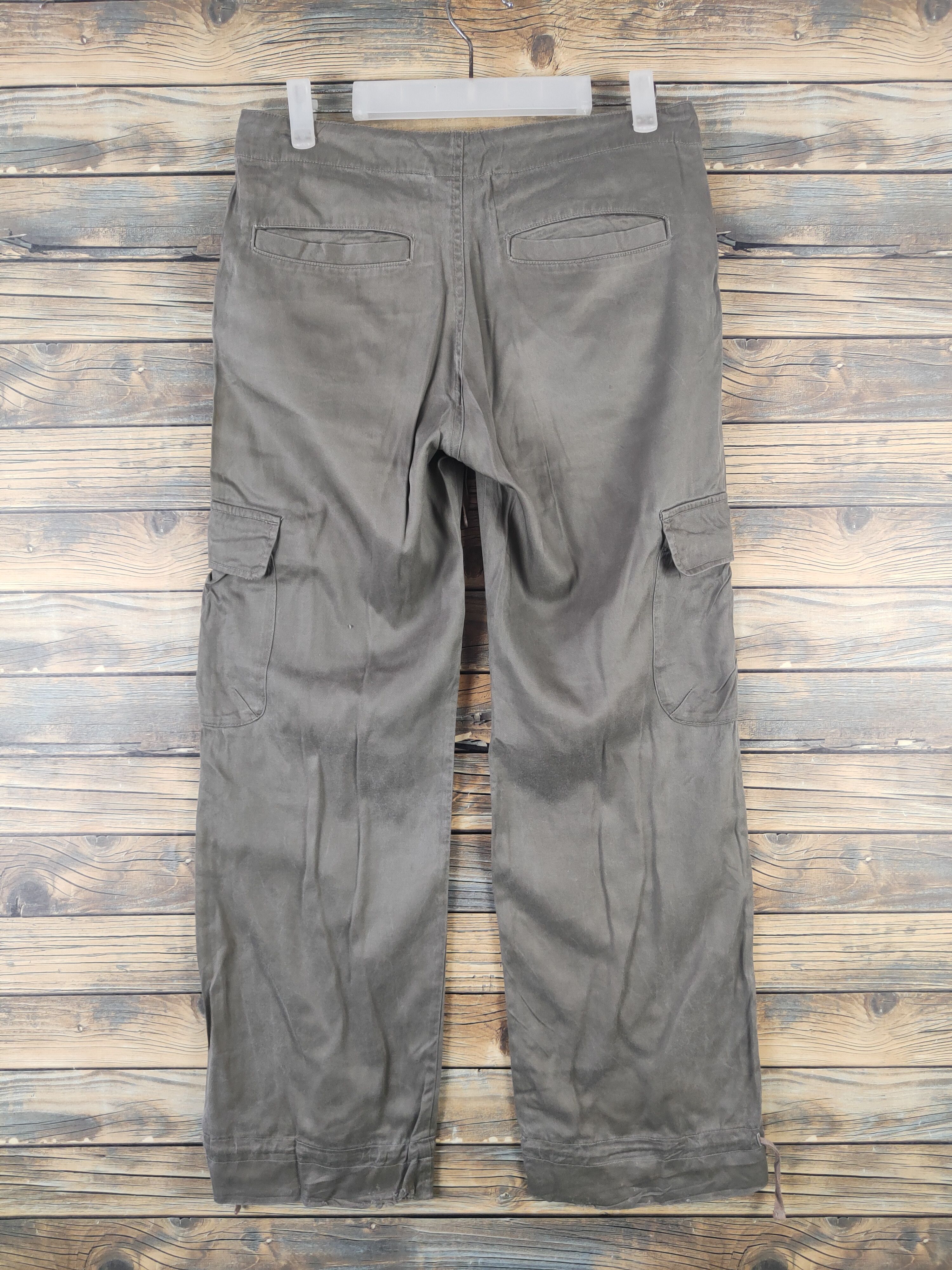 LOWRYS FARM DL Lowrys Farm Olive Multipocket Tactical Cargo Pants #747 Size US 29 - 7 Thumbnail