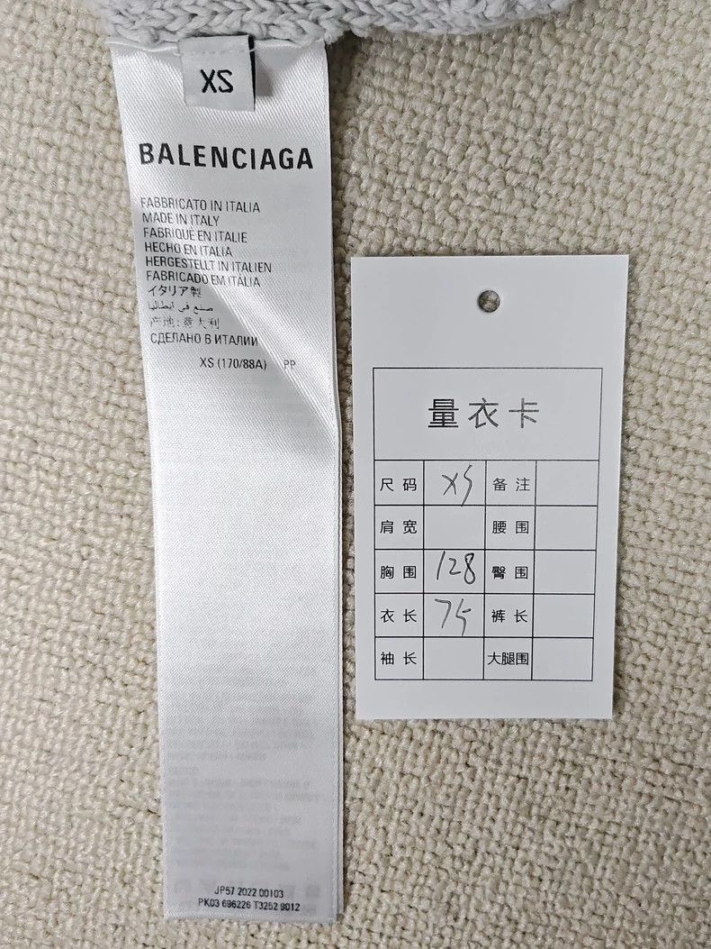 Balenciaga Balenciaga 23ss Double B Embroidered Logo Knitted Long Slee Size US XS / EU 42 / 0 - 5 Thumbnail