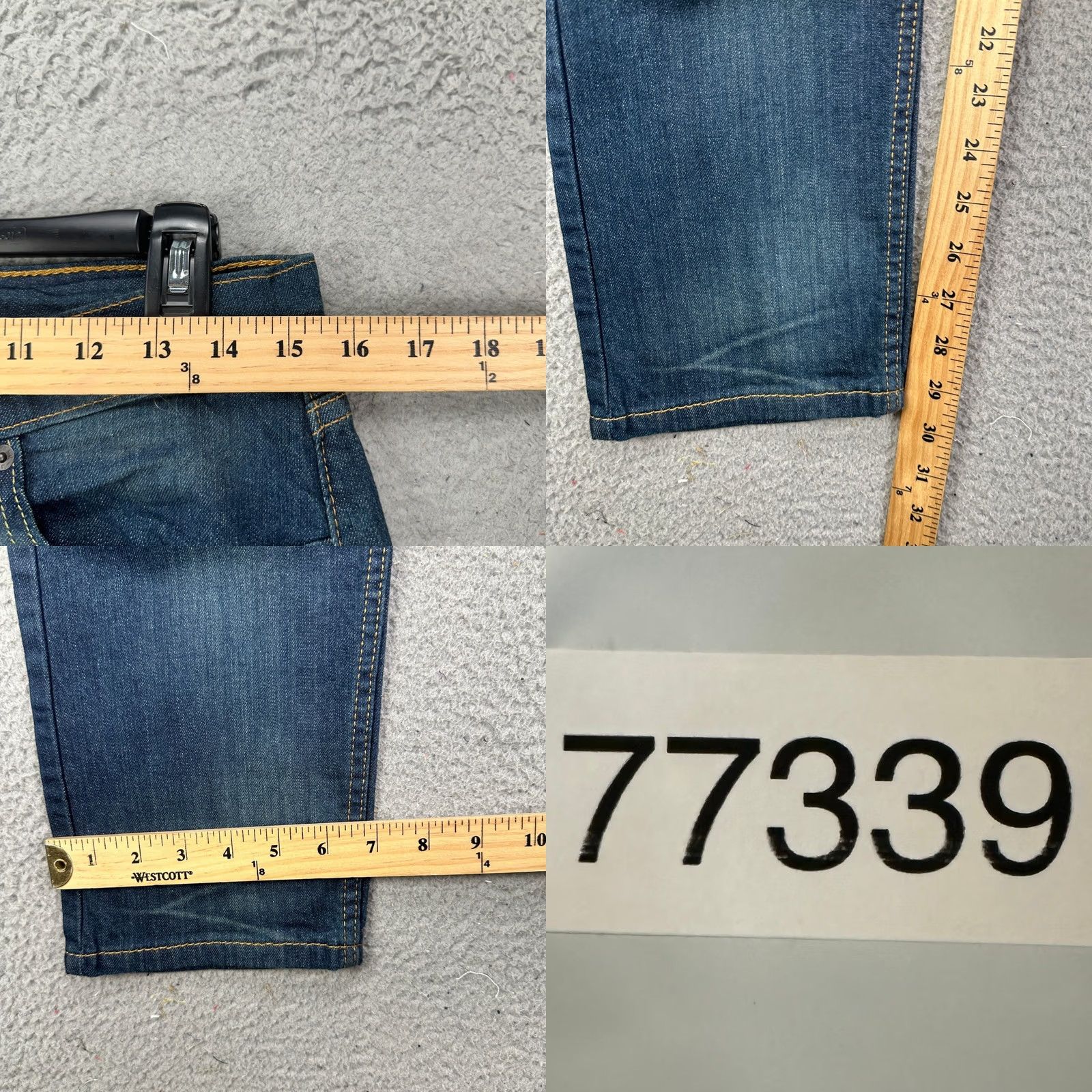 Levi's Levi's 502 Jeans Men Tapered Leg 30X30 Blue Distressed Red Tab 5 Pocket Denim NEW Size US 30 / EU 46 - 8 Thumbnail