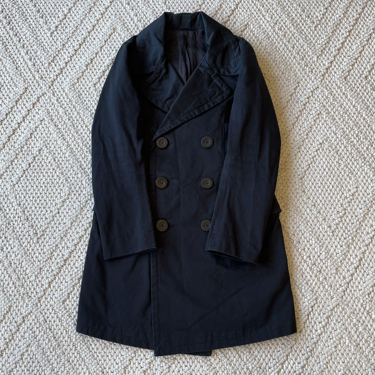 Rick Owens Rick Owens FW08 ‘Stag’ mainline double button peacoat Size US S / EU 44-46 / 1 - 2 Thumbnail