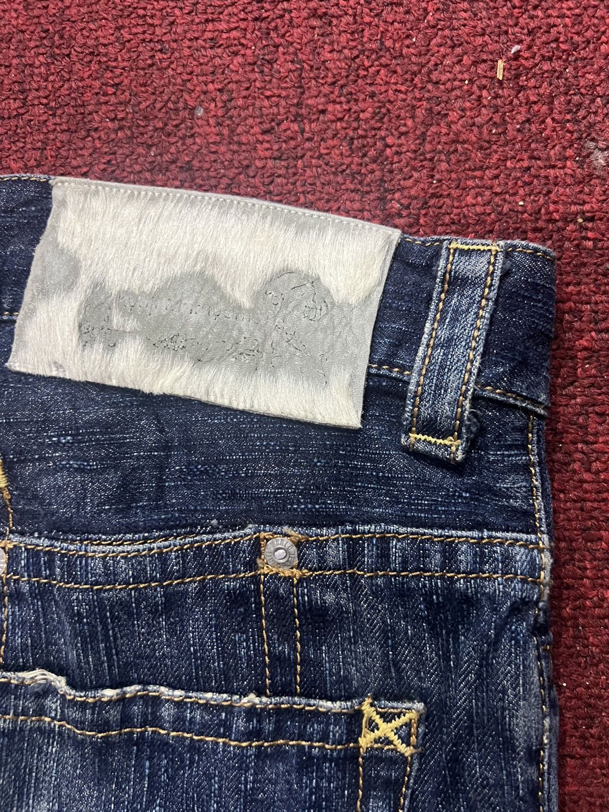 Japanese Brand Japanese Kyoji maruyama blue denim distress Size US 34 / EU 50 - 4 Thumbnail