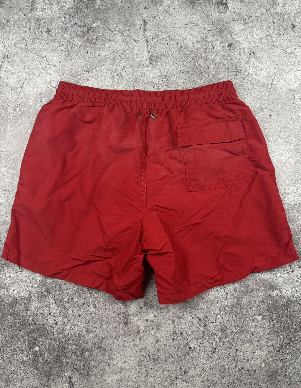 Polo Ralph Lauren Vintage 90's Polo Ralph Lauren Nylon Red Casual Shorts Faded Size US 32 / EU 48 - 6 Thumbnail