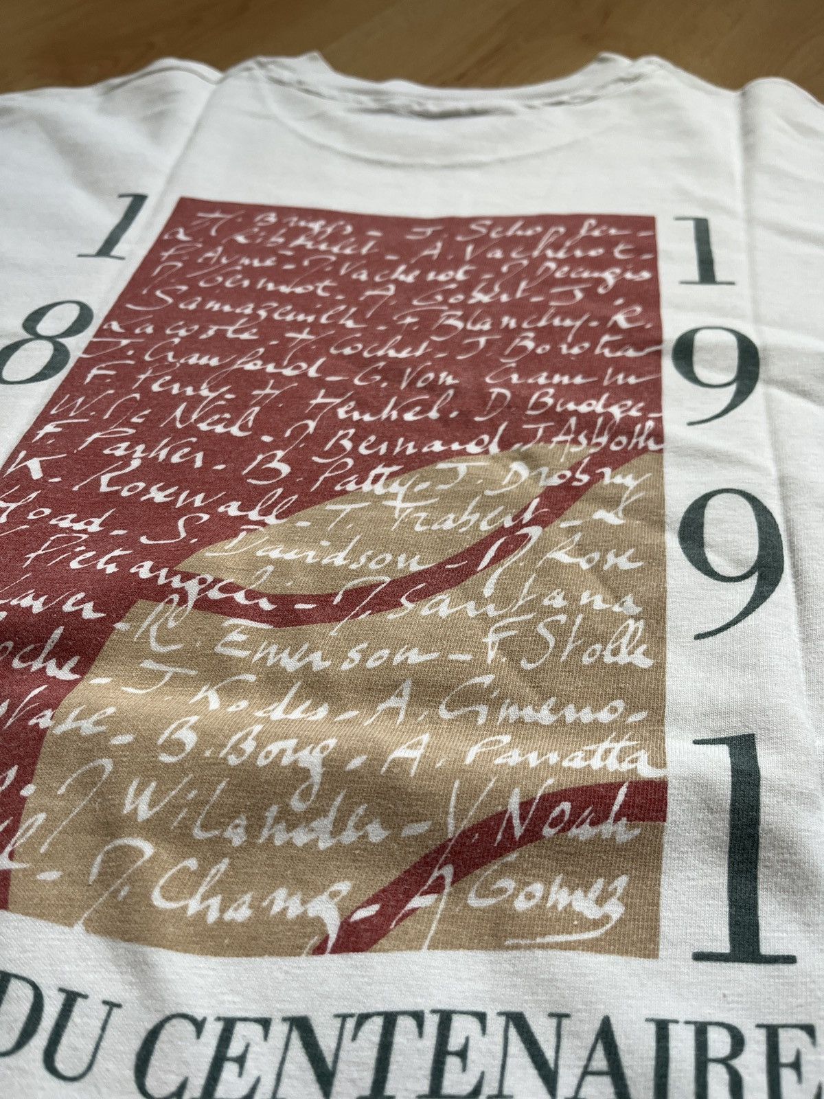 Hanes × Vintage Roland Garros 1991 vintage tee Size US XL / EU 56 / 4 - 6 Thumbnail
