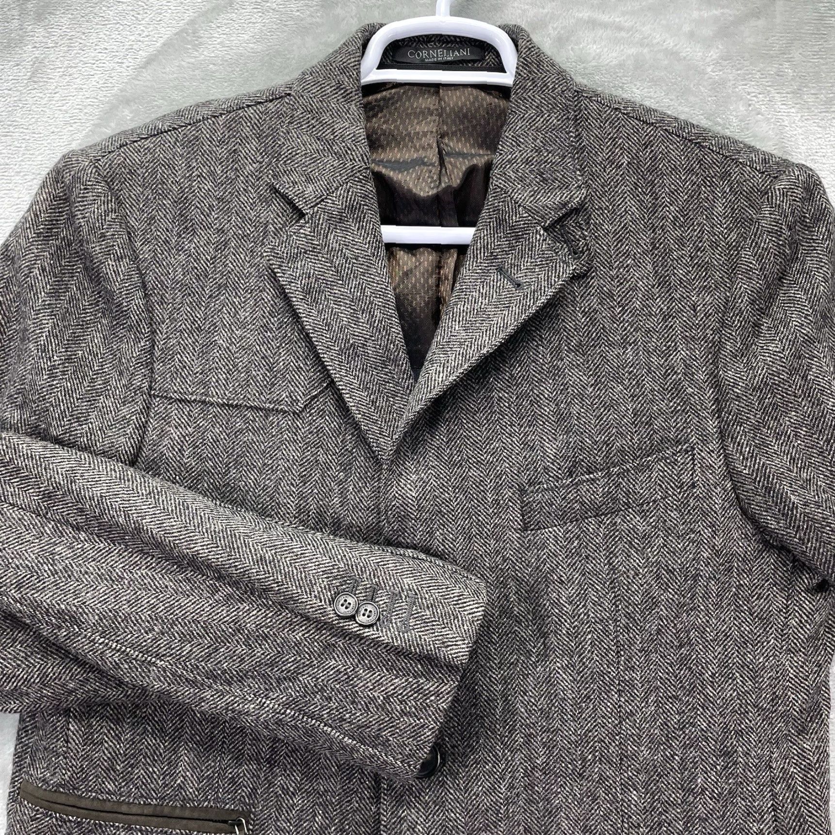 Corneliani Corneliani Blazer Men 50 Jacket Sport Coat Driving Suit ID Size 50R - 2 Thumbnail
