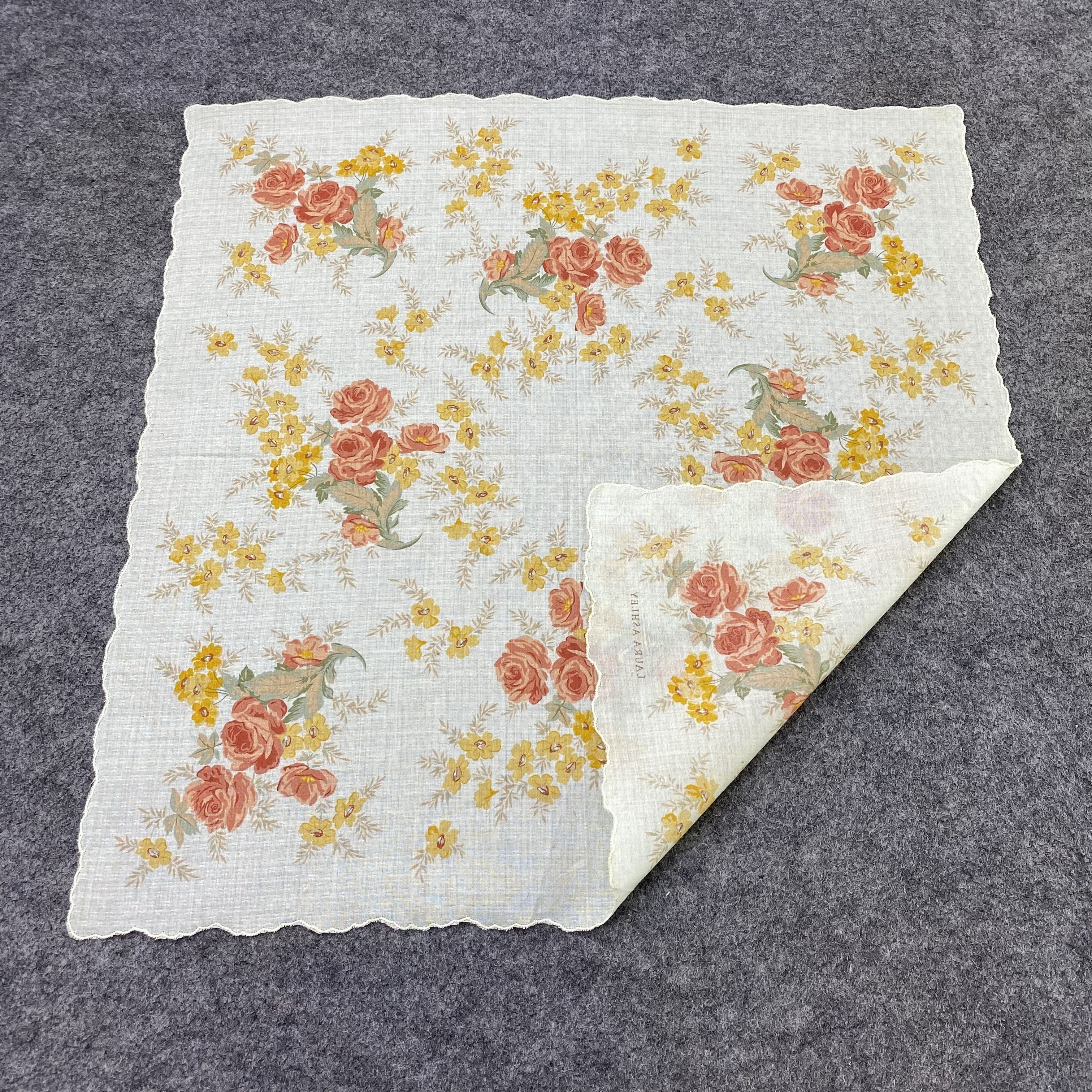 Laura Ashley Laura Ashley Handkerchief Neckerchief Bandana-B1945 Size ONE SIZE - 5 Thumbnail
