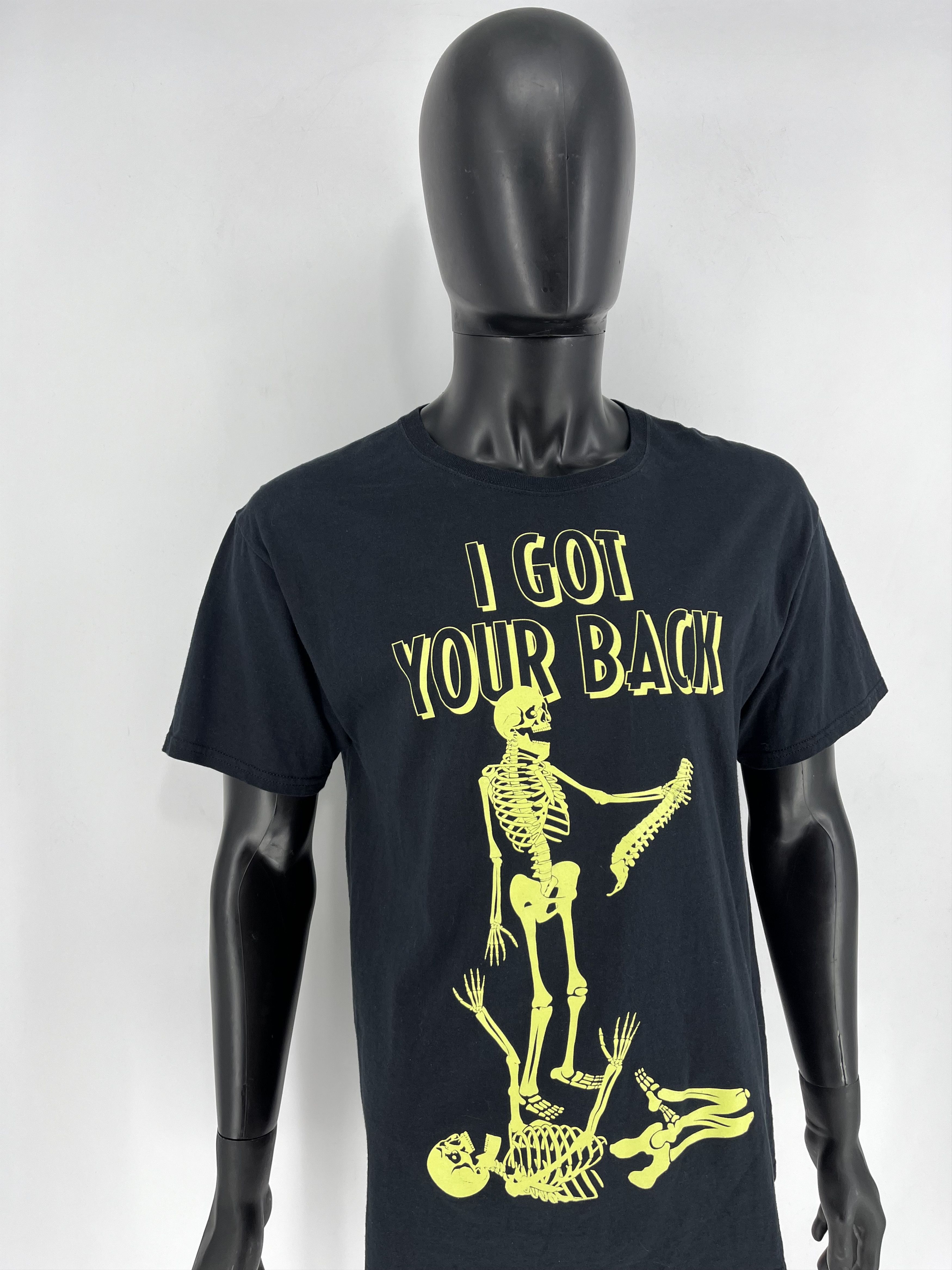 Other I GOT YOUR BACK Glow In The Dark Men's T Shirt Skeletons Size US L / EU 52-54 / 3 - 3 Thumbnail